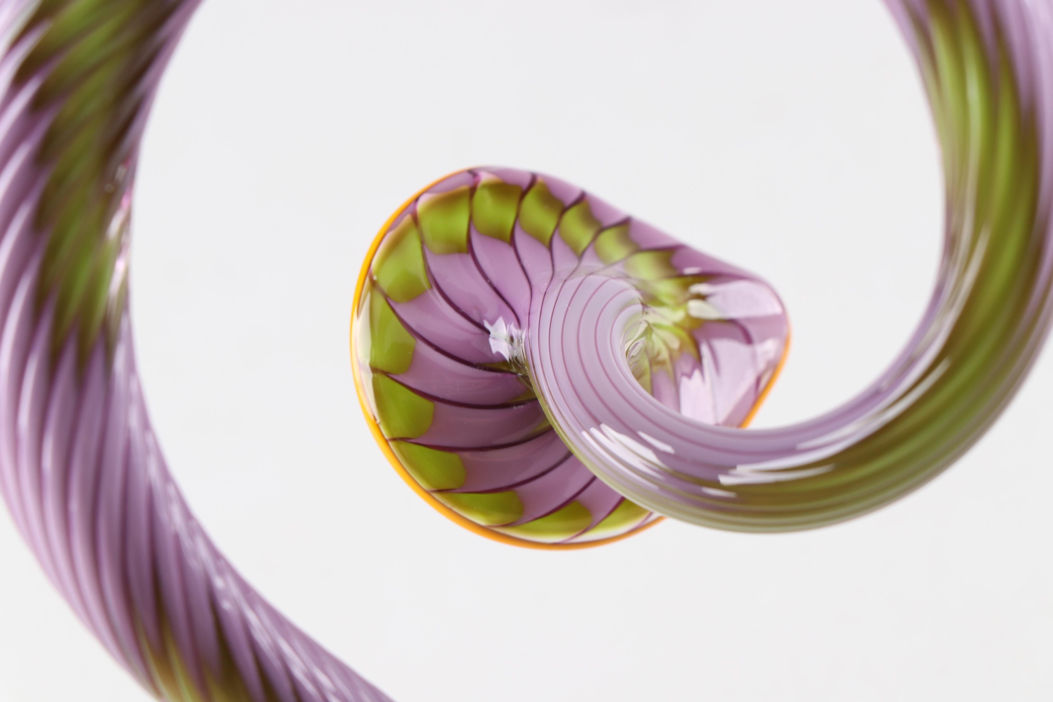 Dale Chihuly "Amethyst Persian Pair" Art Glass Sculpture