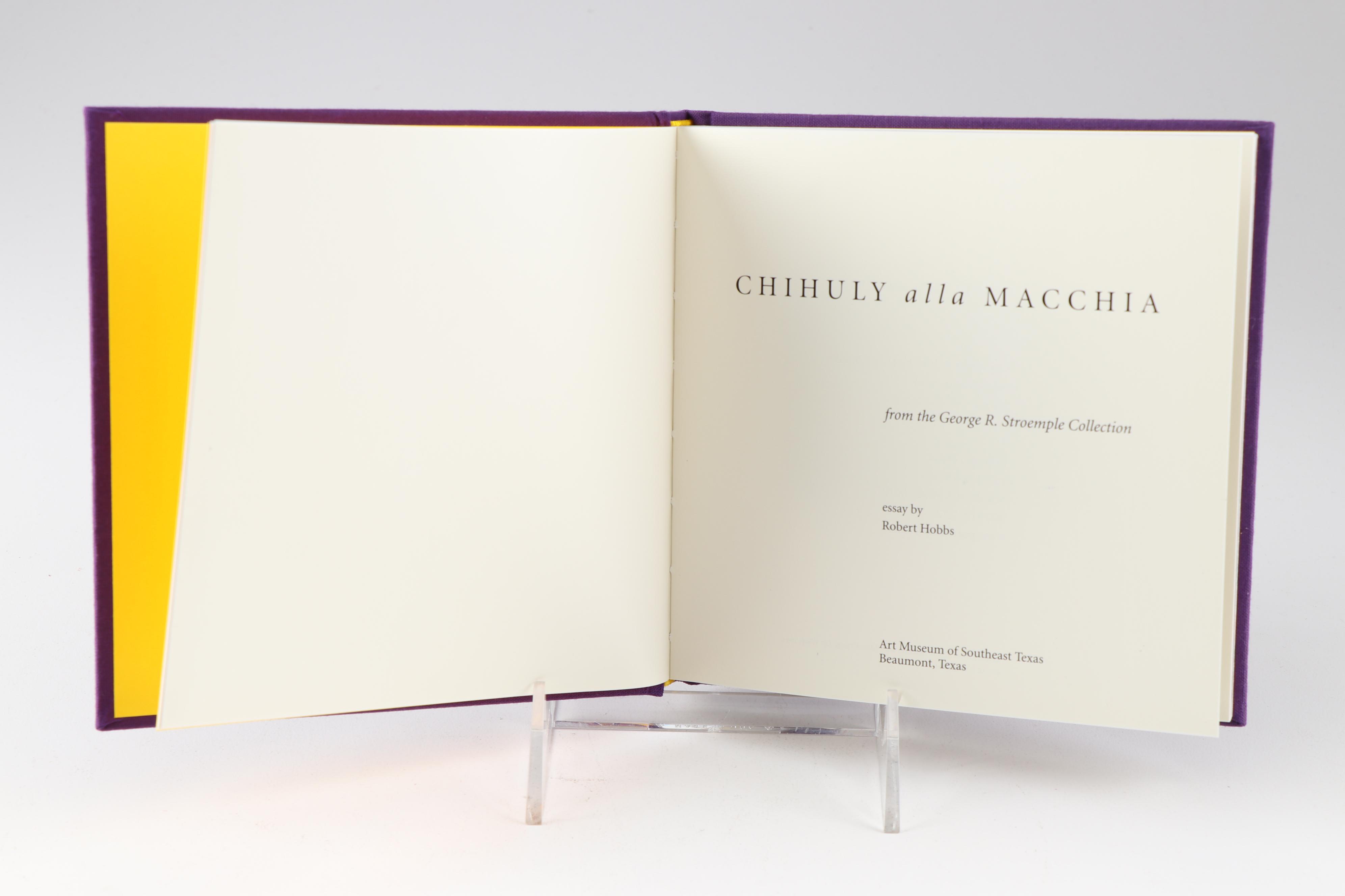 Dale Chihuly "Amethyst Persian Pair" Art Glass Sculpture