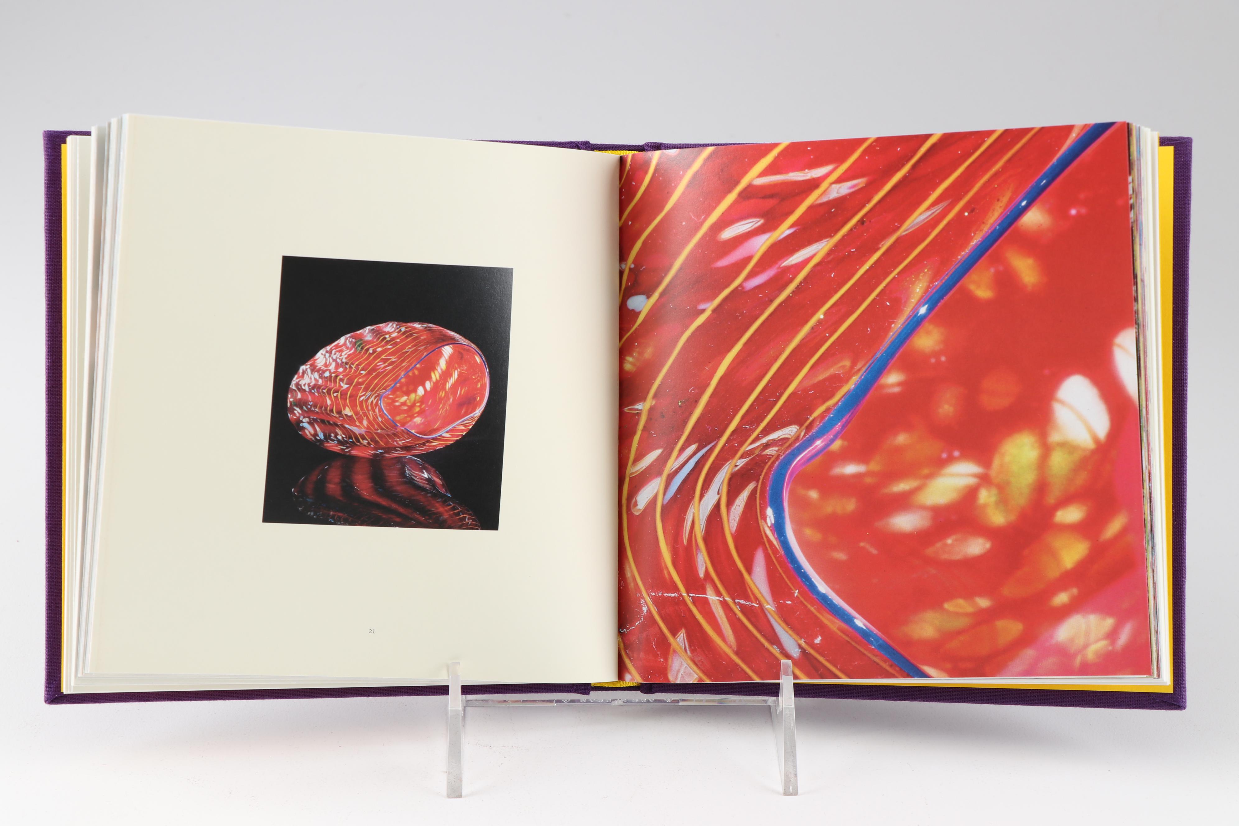 Dale Chihuly "Amethyst Persian Pair" Art Glass Sculpture