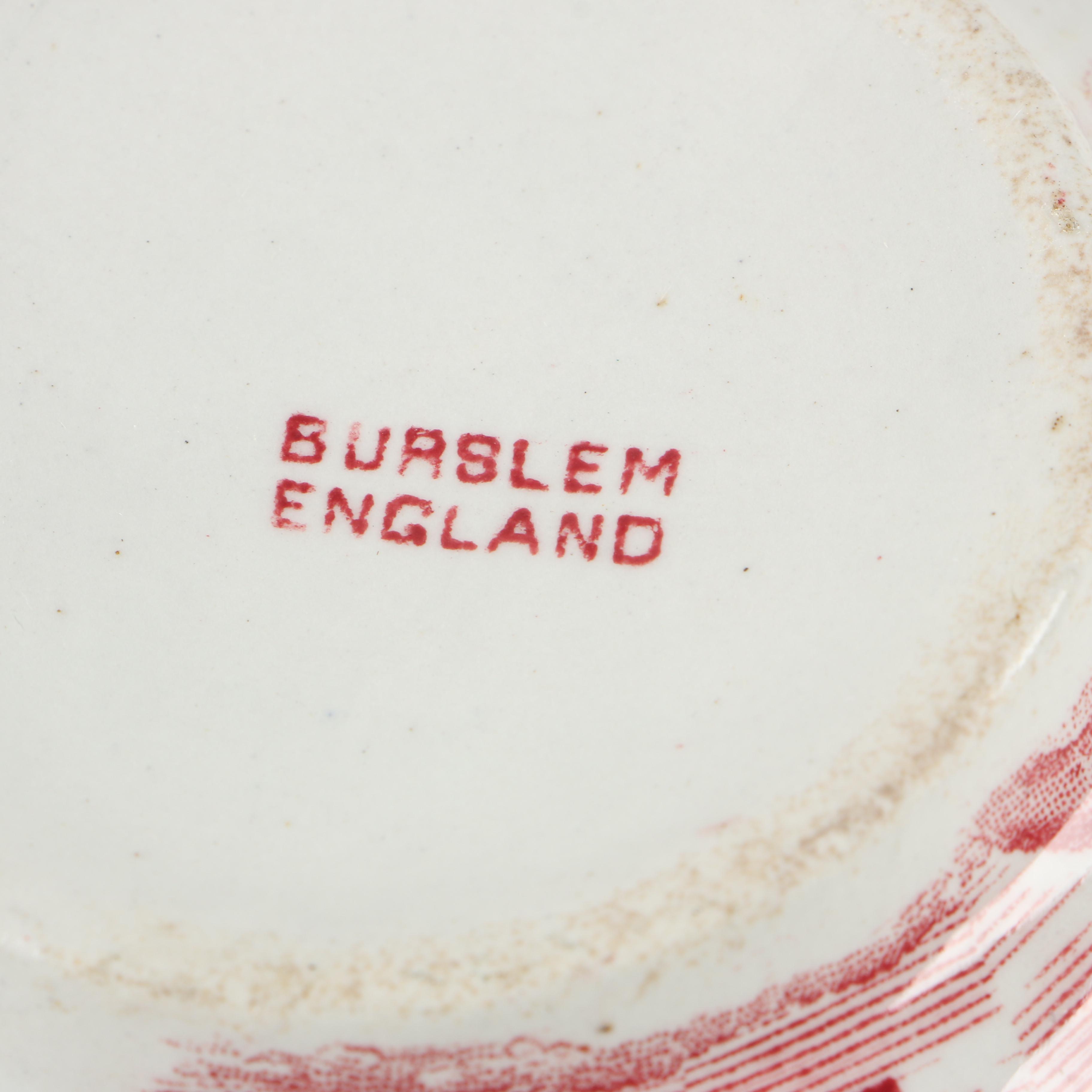 Royal Staffordshire Pottery "Tonquin" Transferware Oversized Cup and Saucer