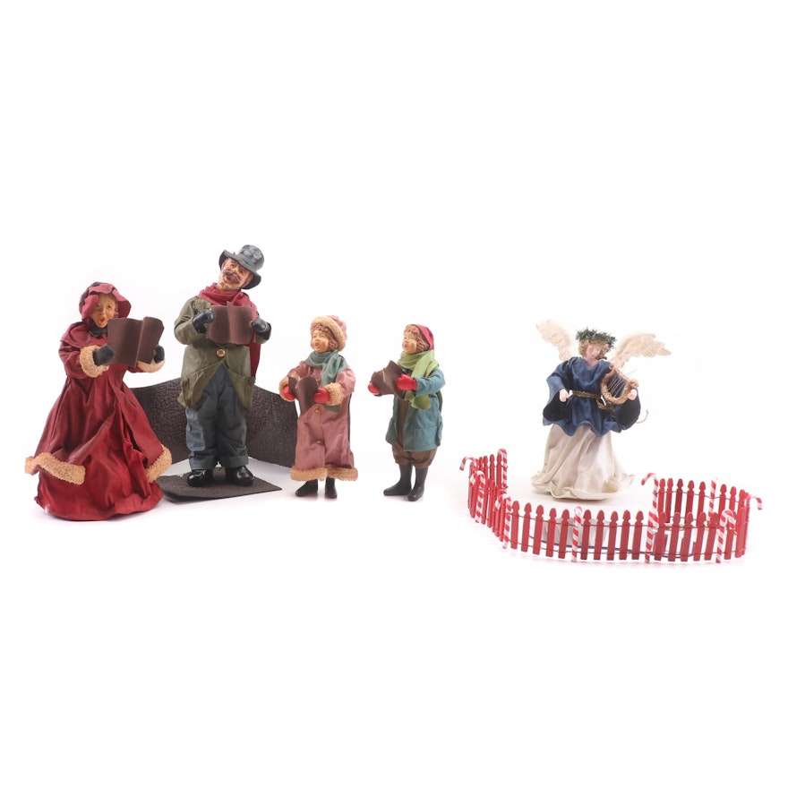 Possible Dreams Clothtique Christmas Caroler Dolls and Accessories