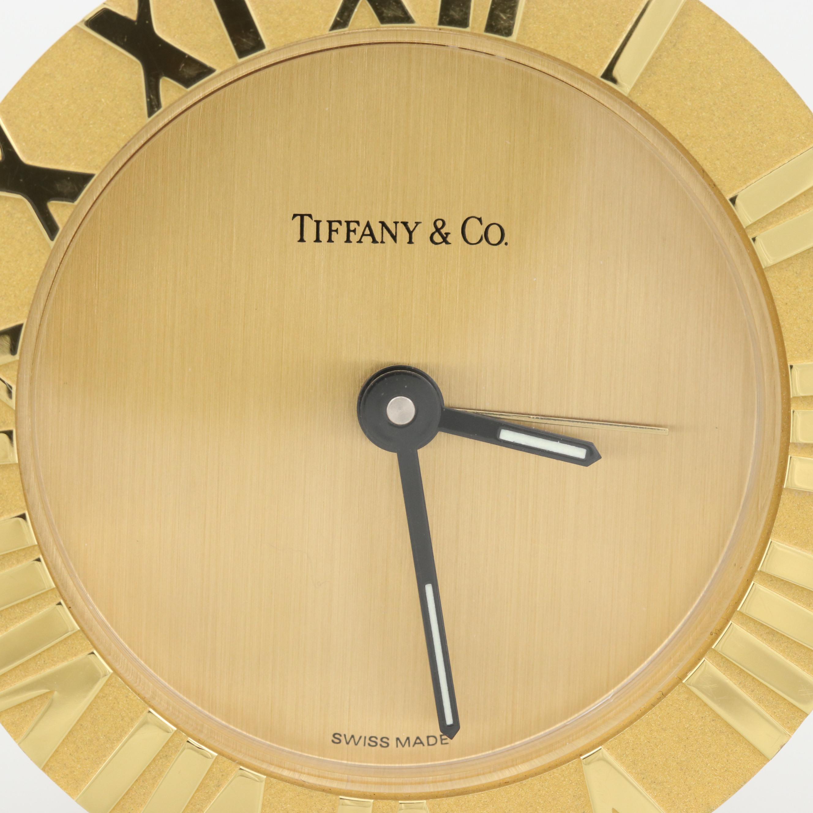 Tiffany & Co. "Atlas" Alarm Clock