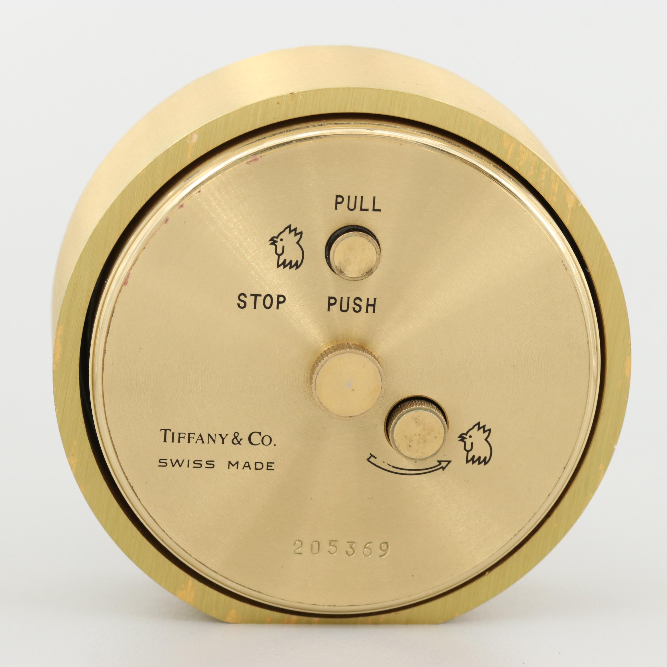 Tiffany & Co. "Atlas" Alarm Clock