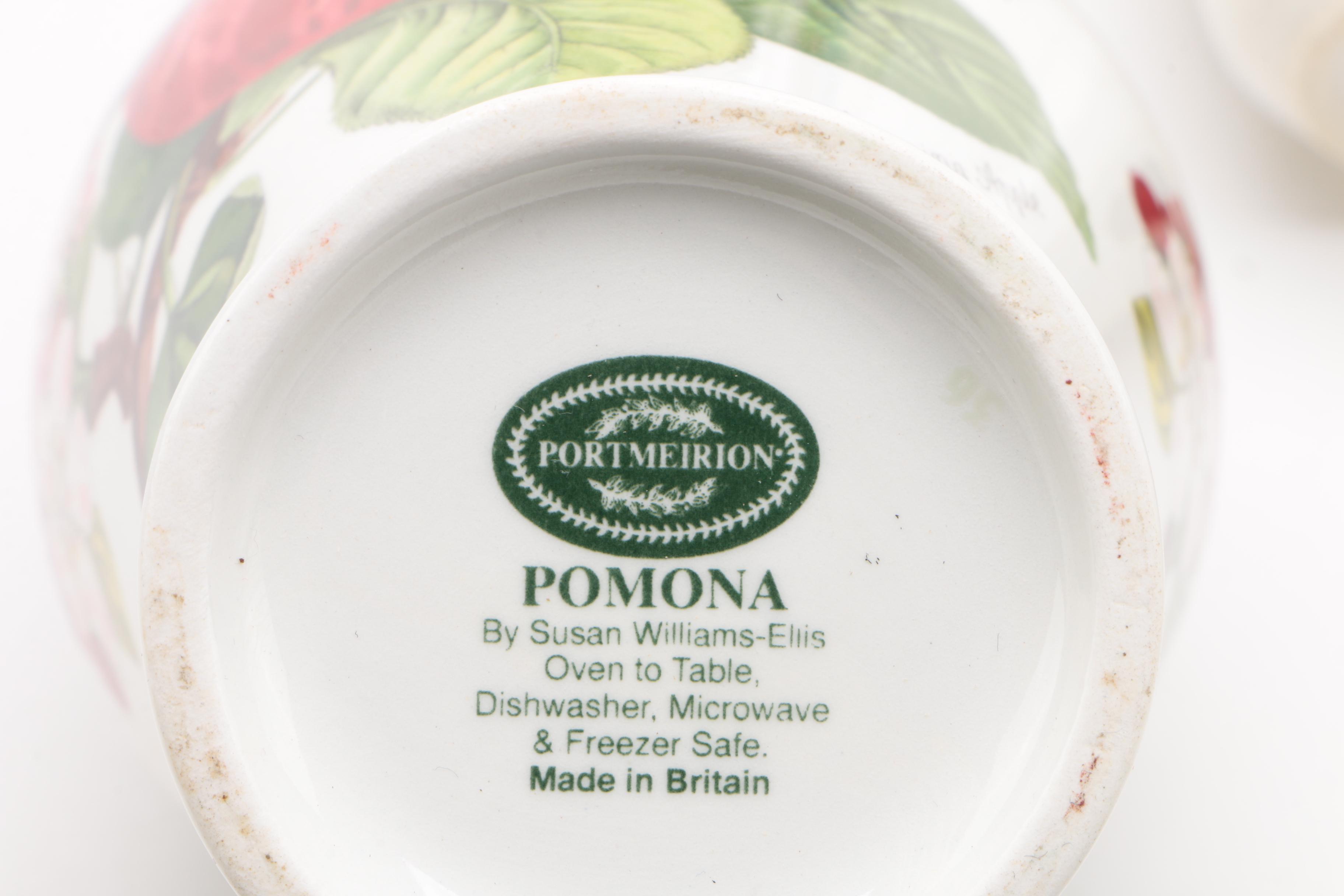 Portmeirion "Botanic Garden," Villeroy & Boch "Botanica" and Other Dinnerware