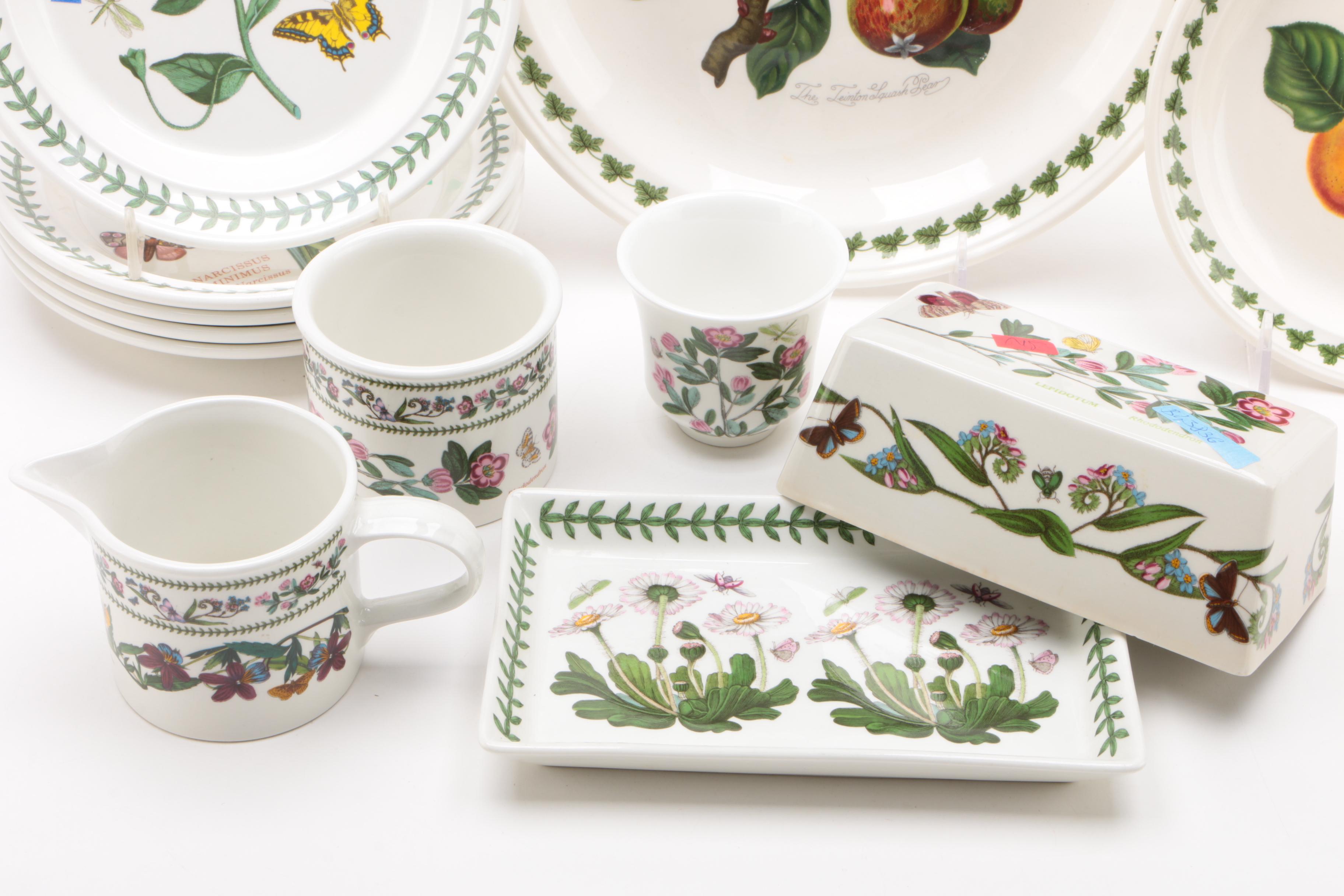 Portmeirion "Botanic Garden," Villeroy & Boch "Botanica" and Other Dinnerware
