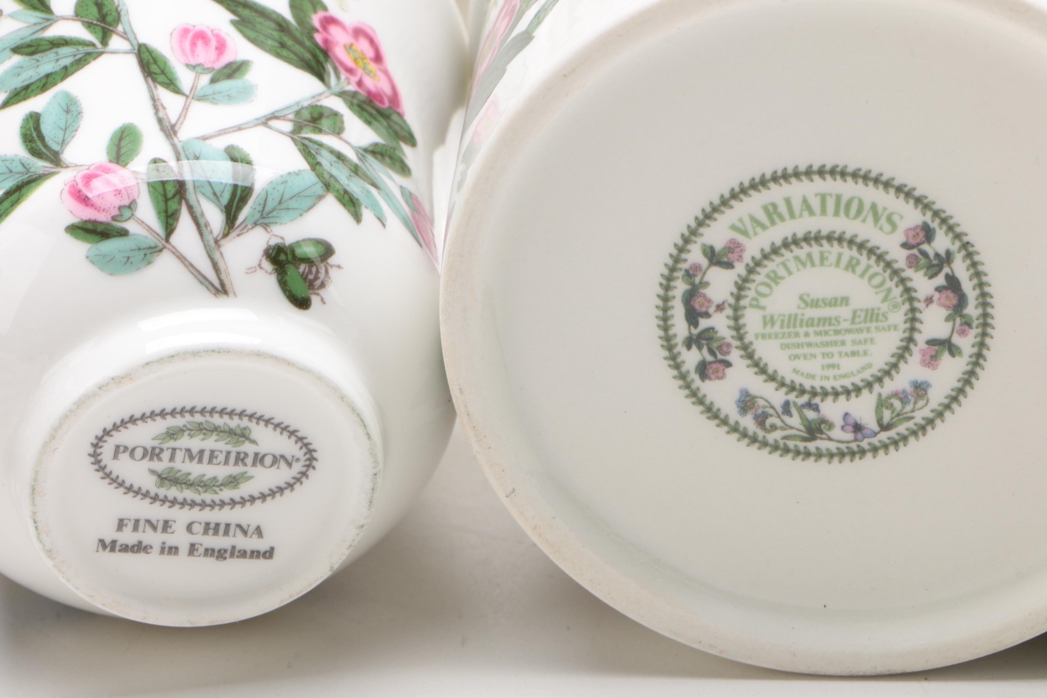 Portmeirion "Botanic Garden," Villeroy & Boch "Botanica" and Other Dinnerware