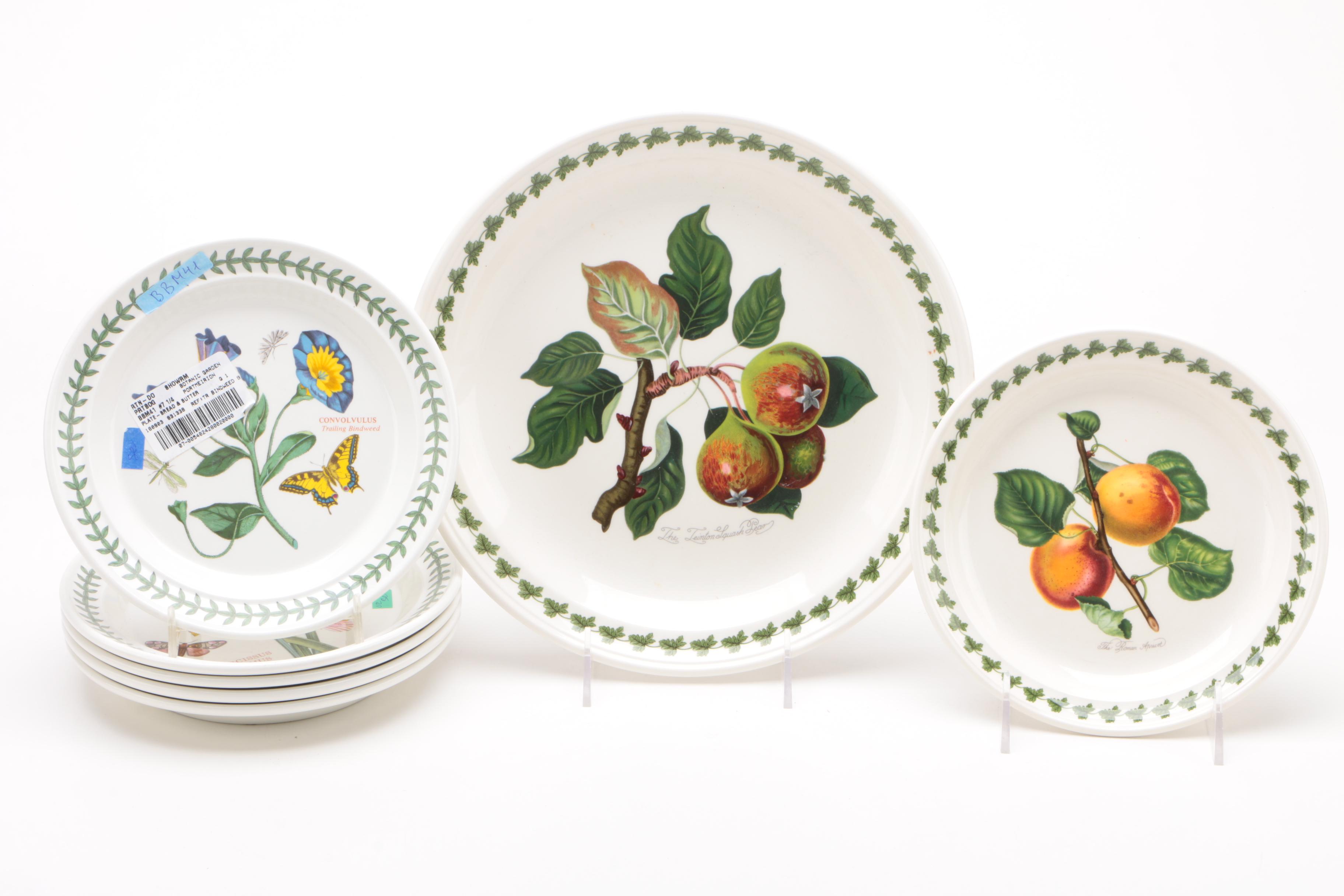 Portmeirion "Botanic Garden," Villeroy & Boch "Botanica" and Other Dinnerware