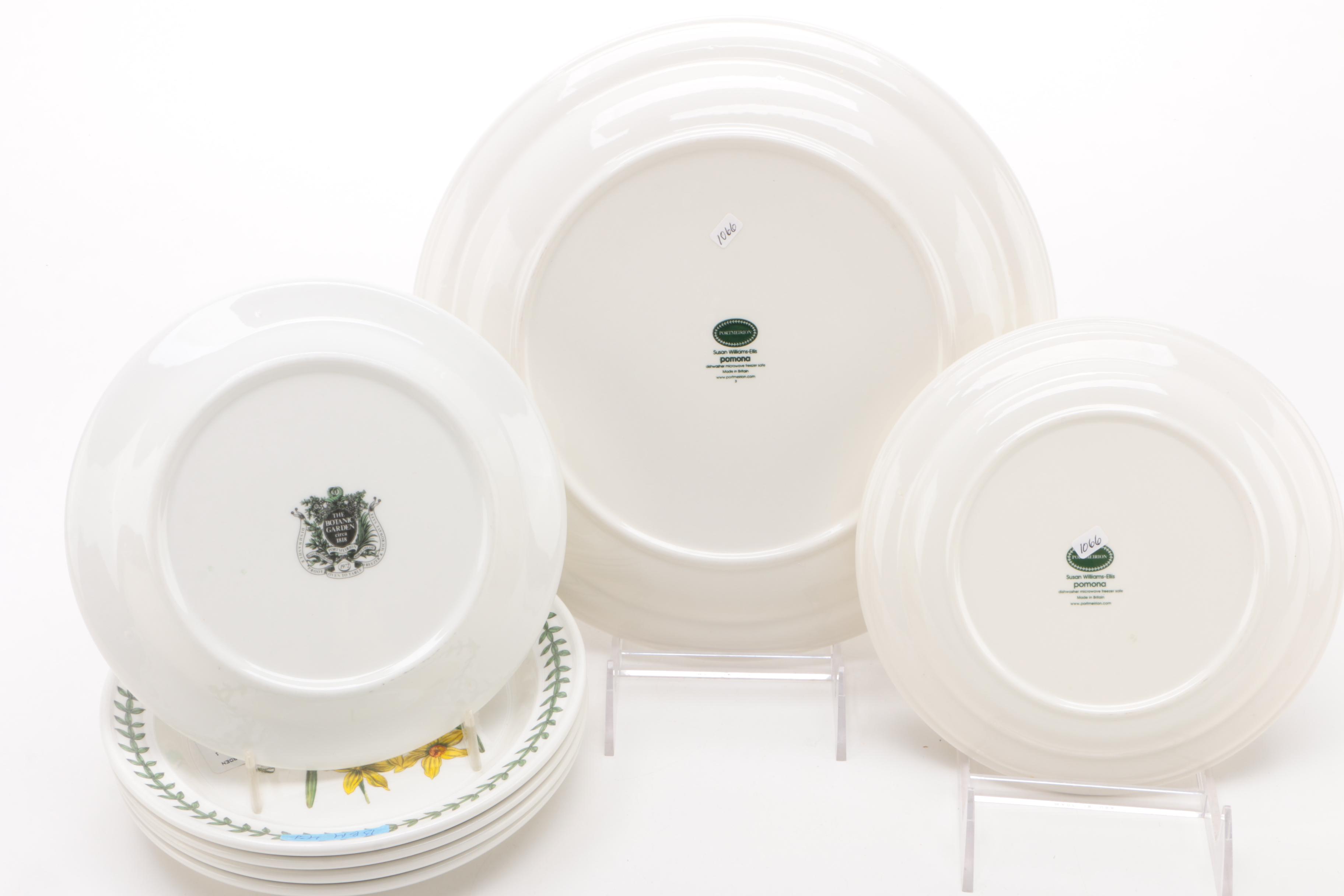 Portmeirion "Botanic Garden," Villeroy & Boch "Botanica" and Other Dinnerware