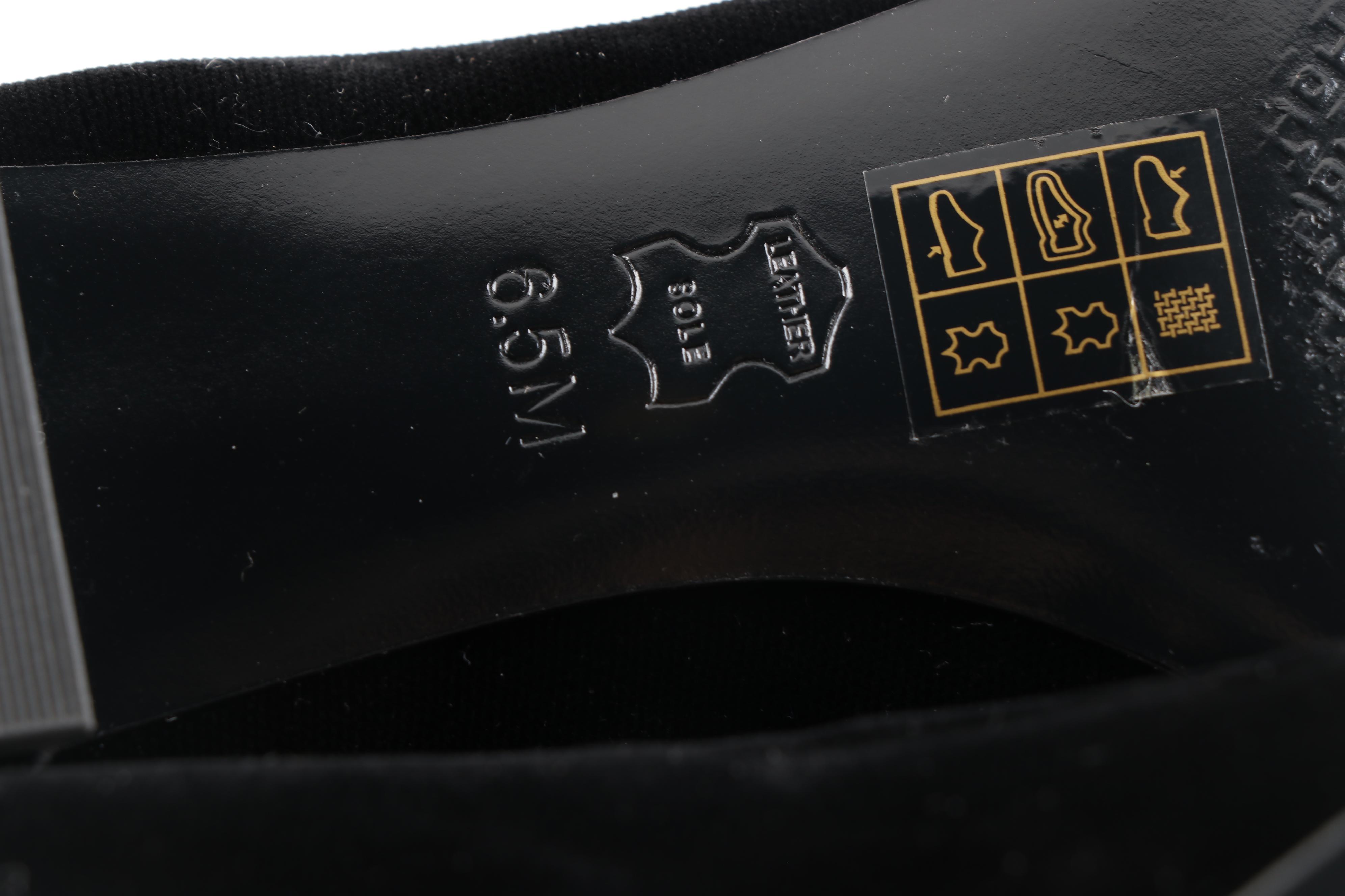 Tory Burch Josephine Black Velvet Low-Heeled Pumps With Rhinestone Bows