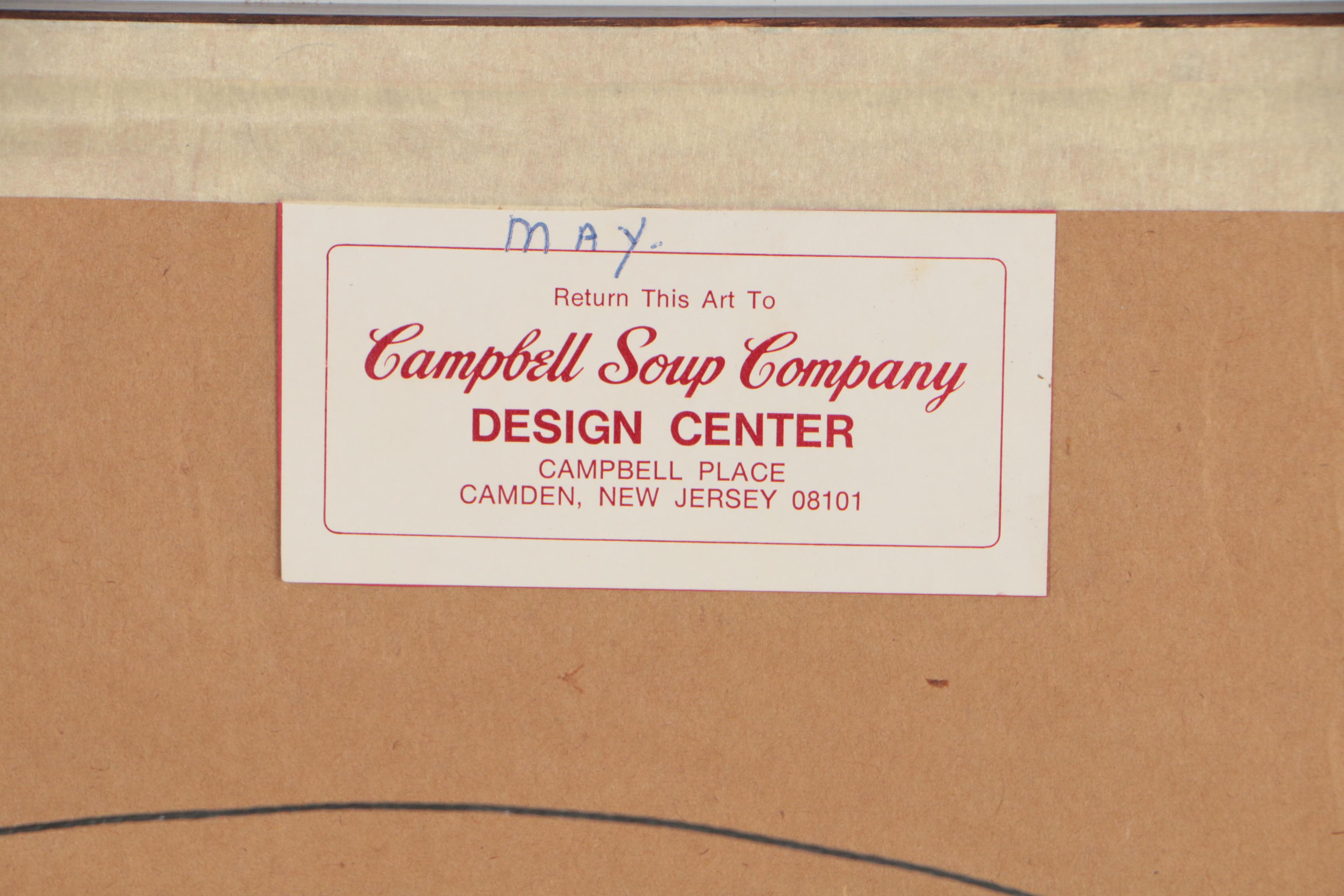 Campbell Soup Company Preliminary Illustrations for Campbell Kids 1978 Calendar