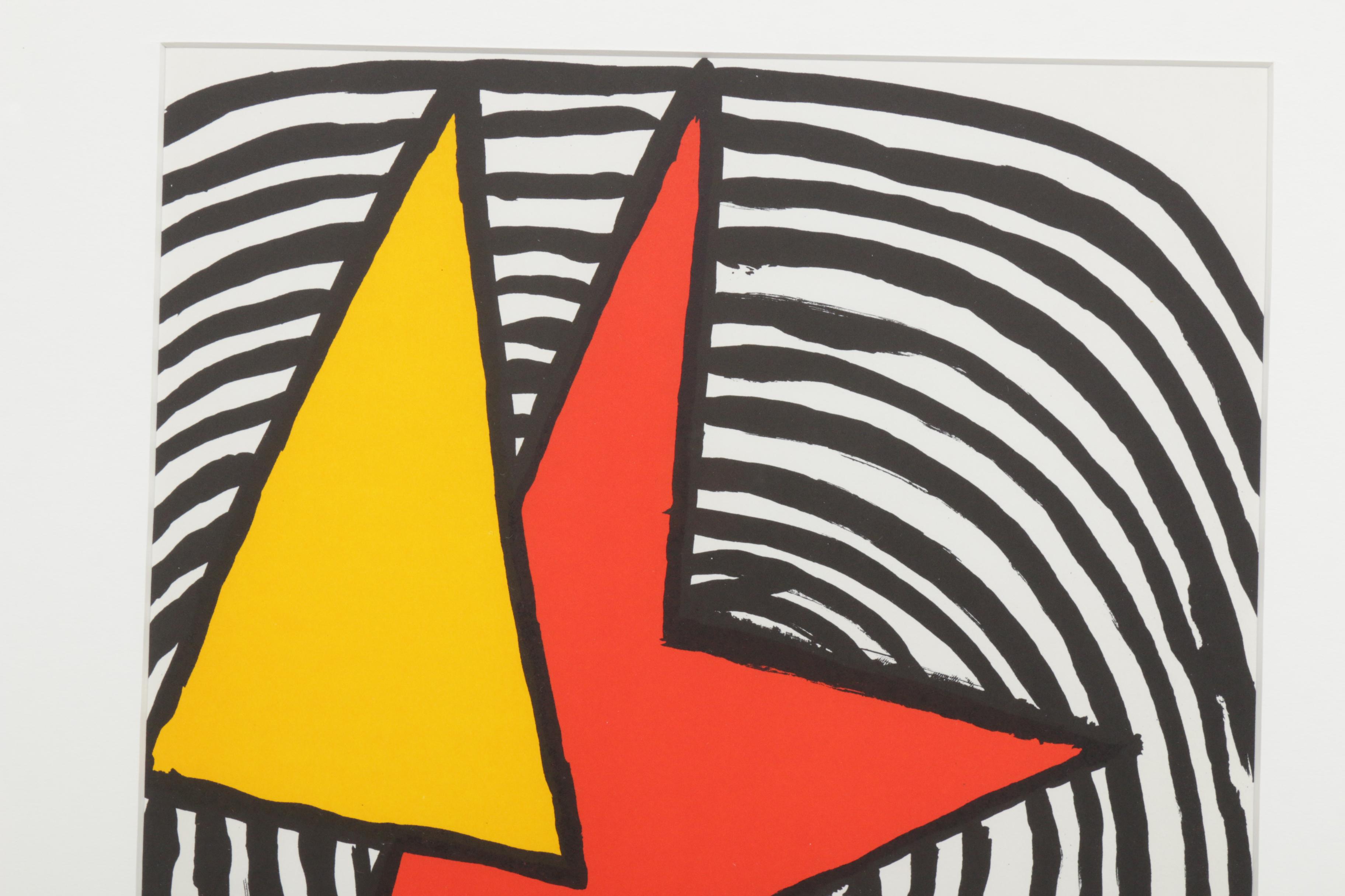 Alexander Calder Color Lithograph for "Derrière le Miroir"