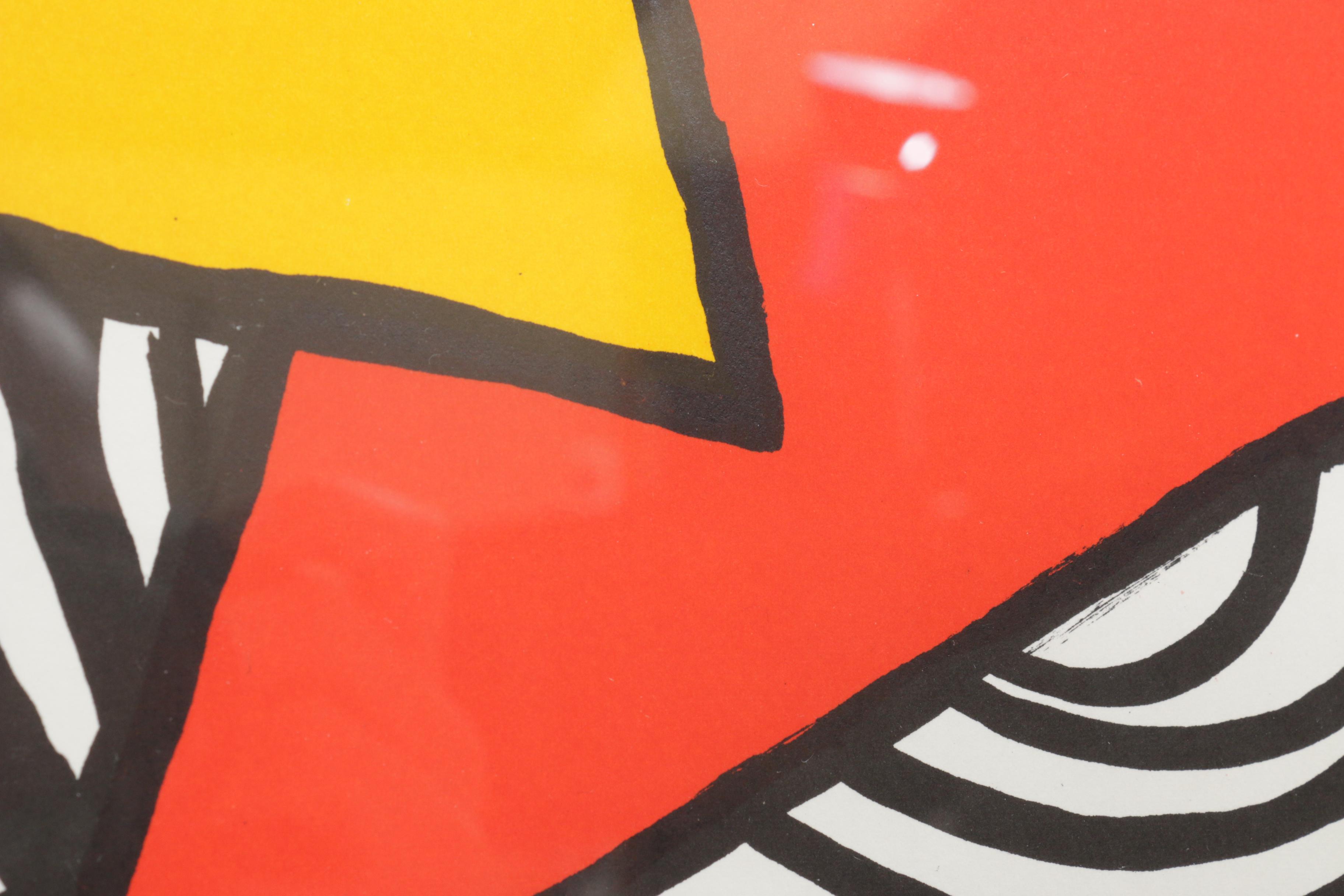 Alexander Calder Color Lithograph for "Derrière le Miroir"