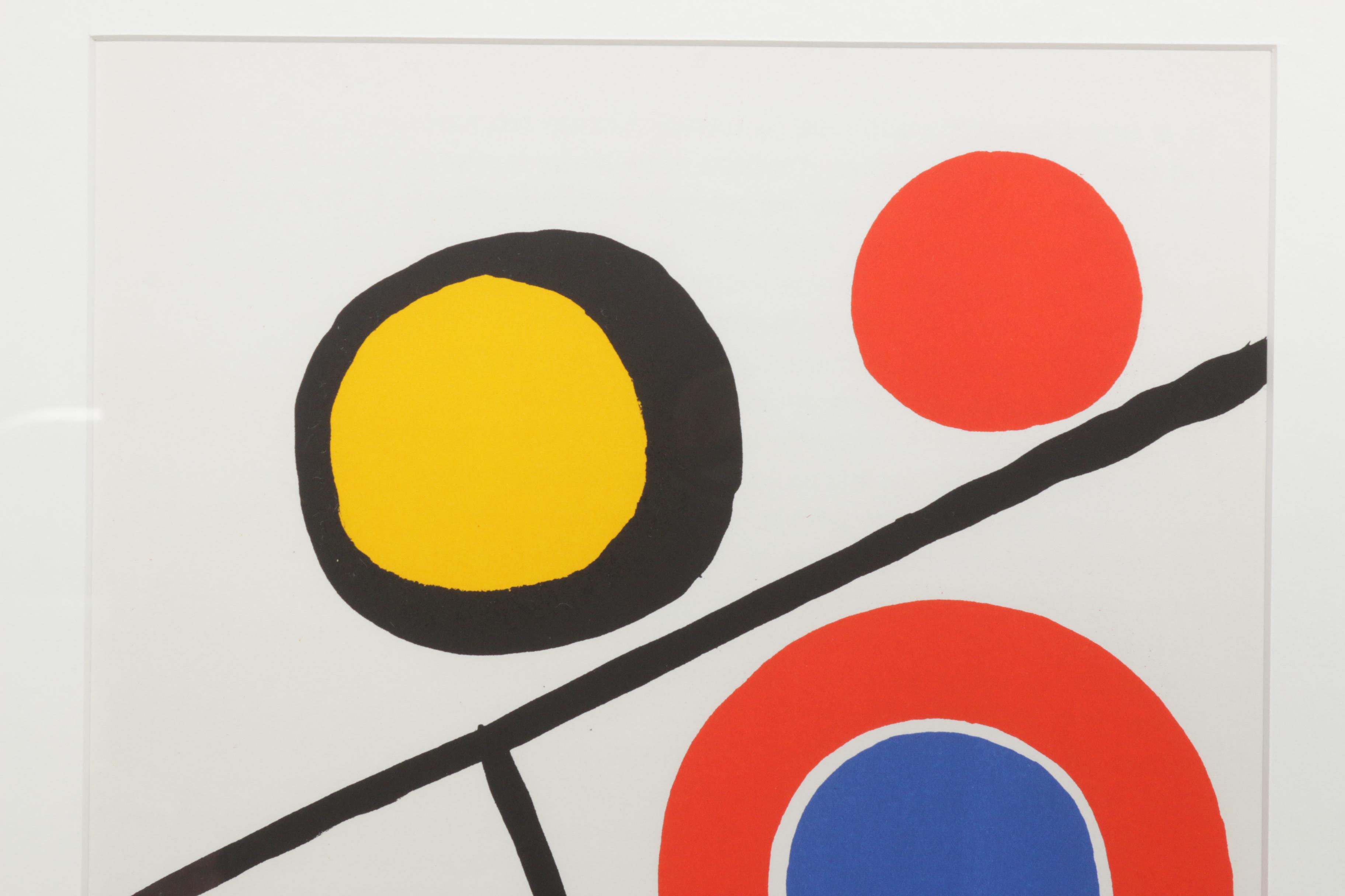 Alexander Calder Color Lithograph for "Derrière le Miroir"