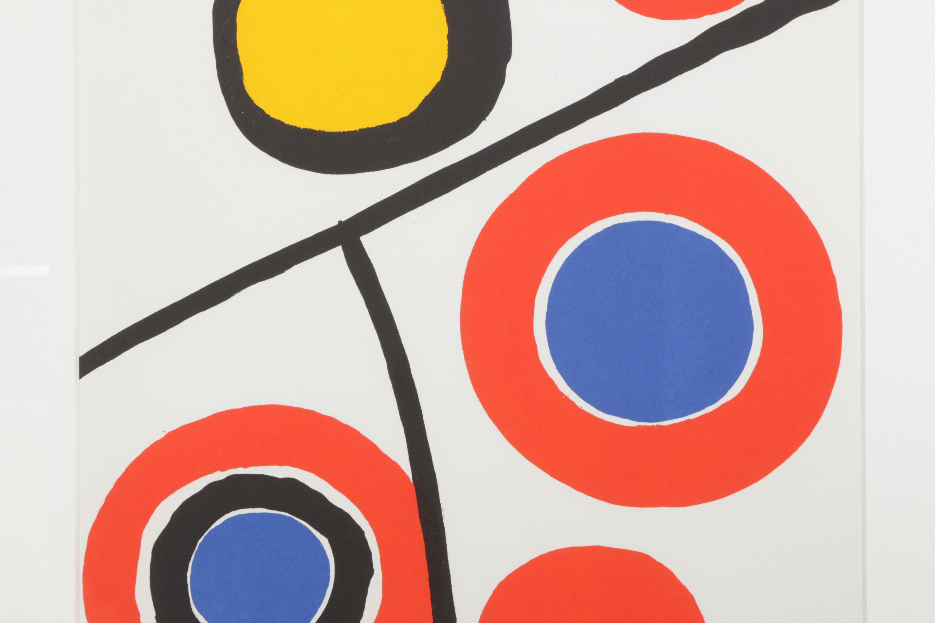 Alexander Calder Color Lithograph for "Derrière le Miroir"