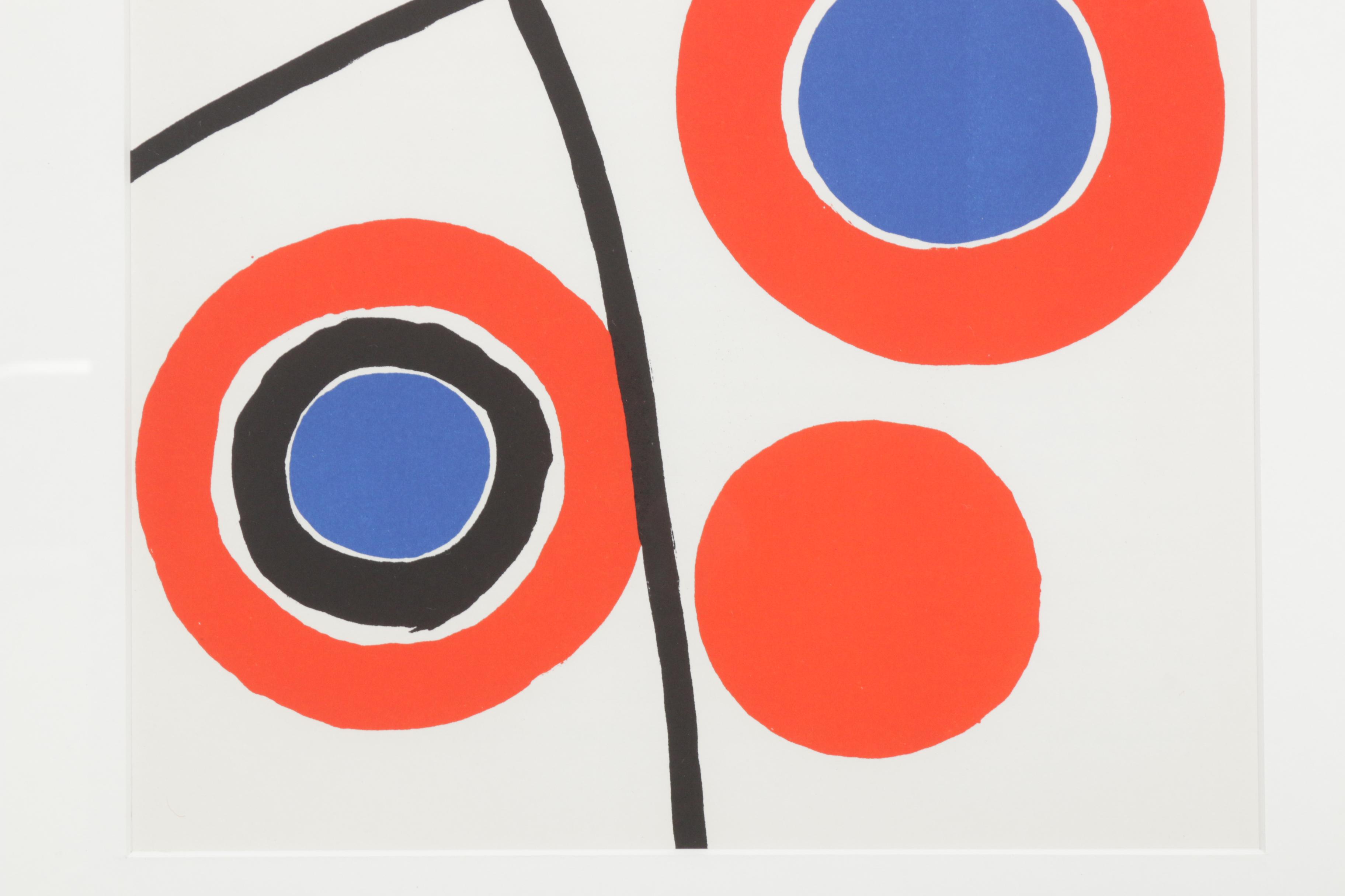 Alexander Calder Color Lithograph for "Derrière le Miroir"