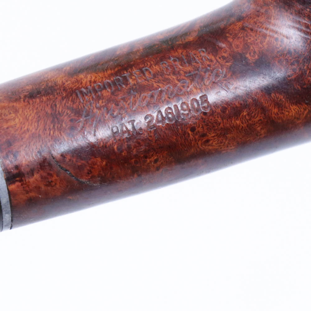 Carved Wooden Tobacco Pipes and Holder, Vintage