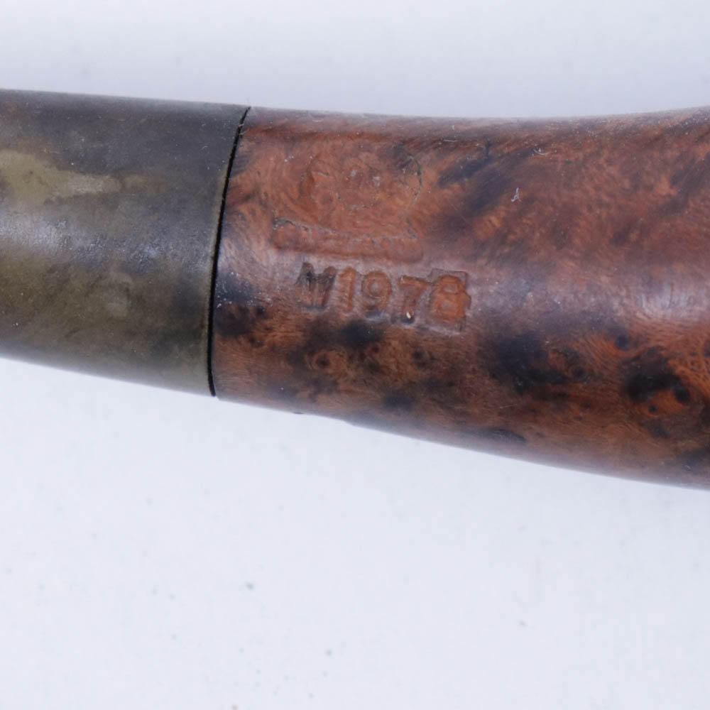 Carved Wooden Tobacco Pipes and Holder, Vintage