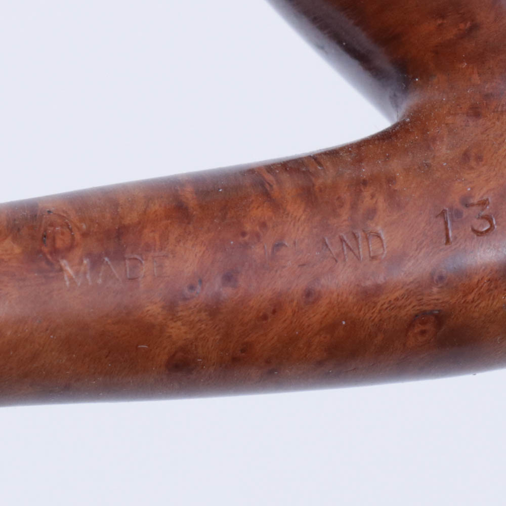 Carved Wooden Tobacco Pipes and Holder, Vintage