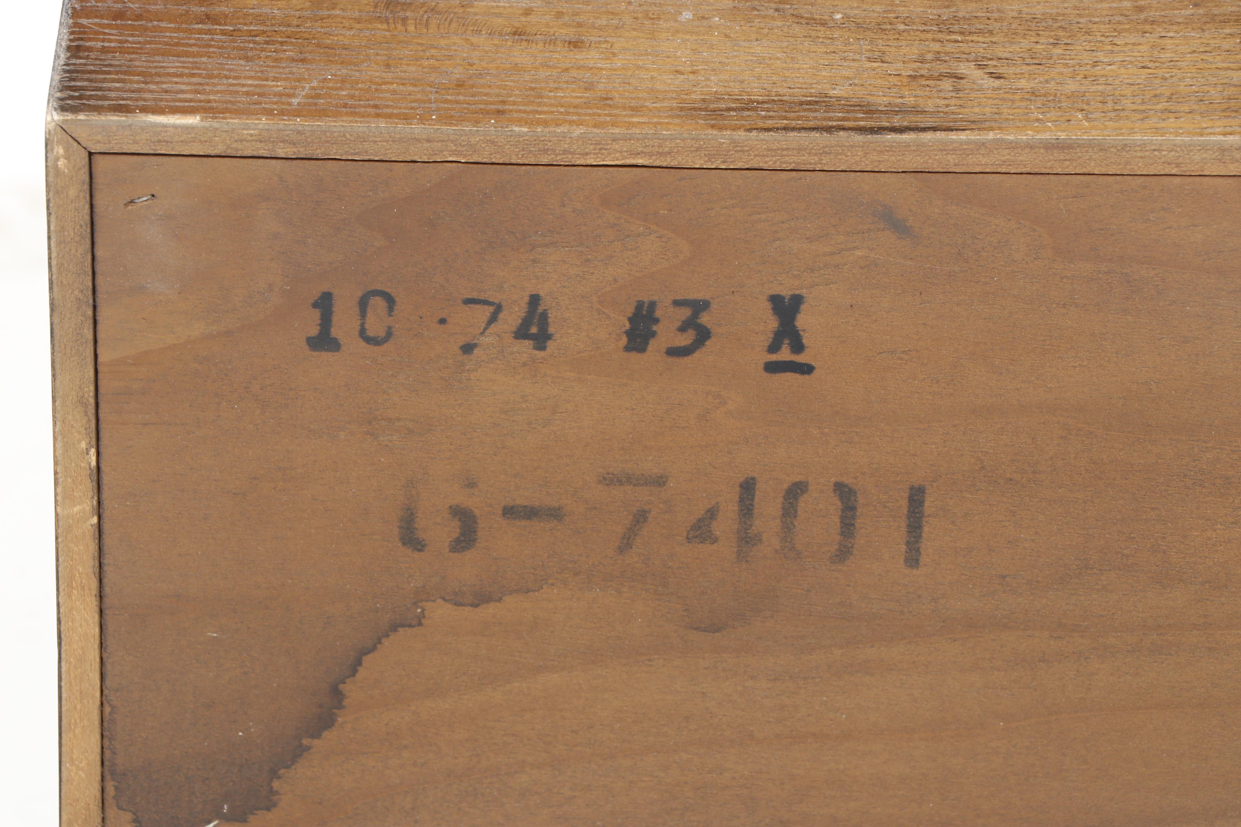 Vintage Henredon "Circa 76" Ash Campaign Style Nightstands