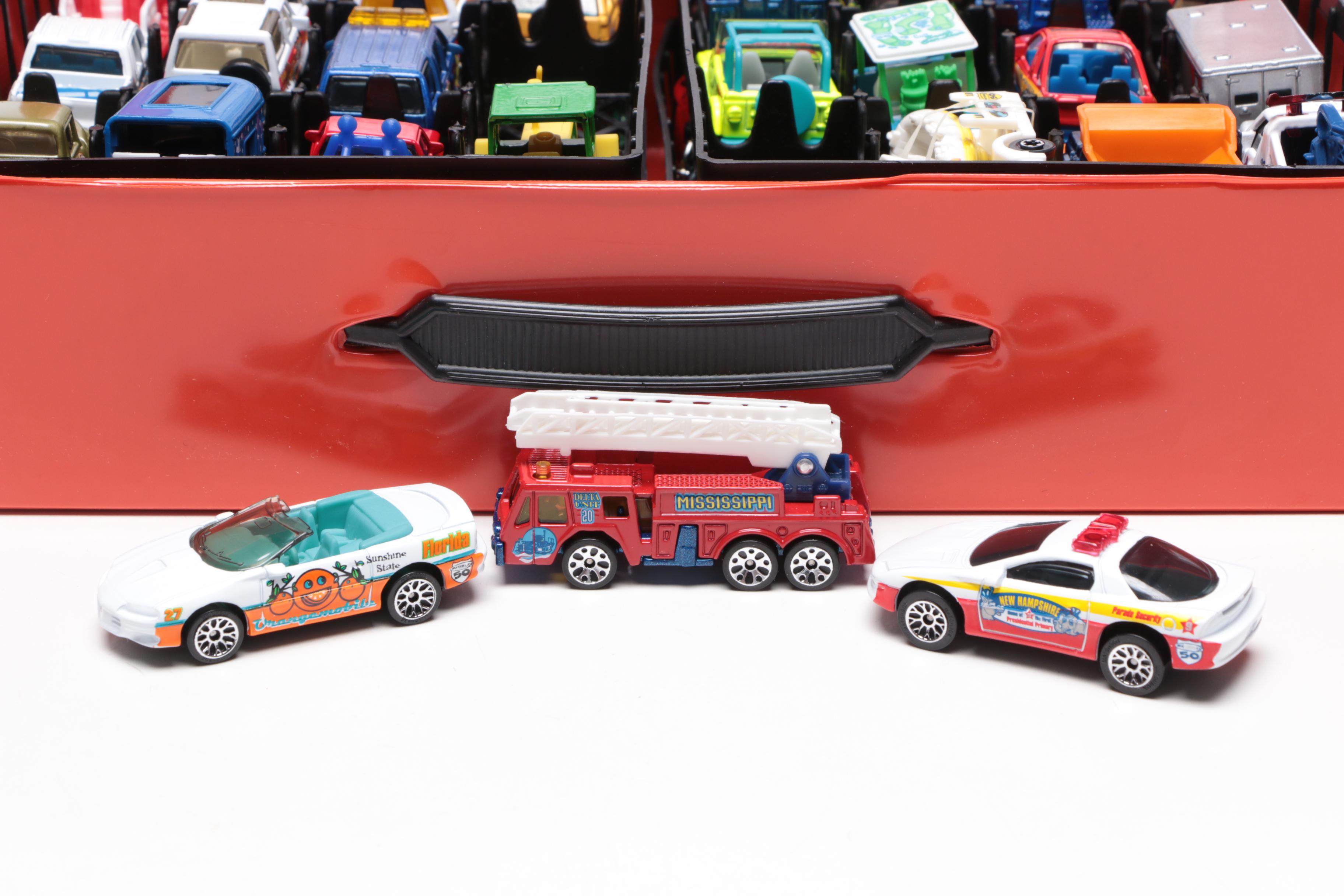 Matchbox Across America 50th Birthday Series License Plate and Car, Contemporary