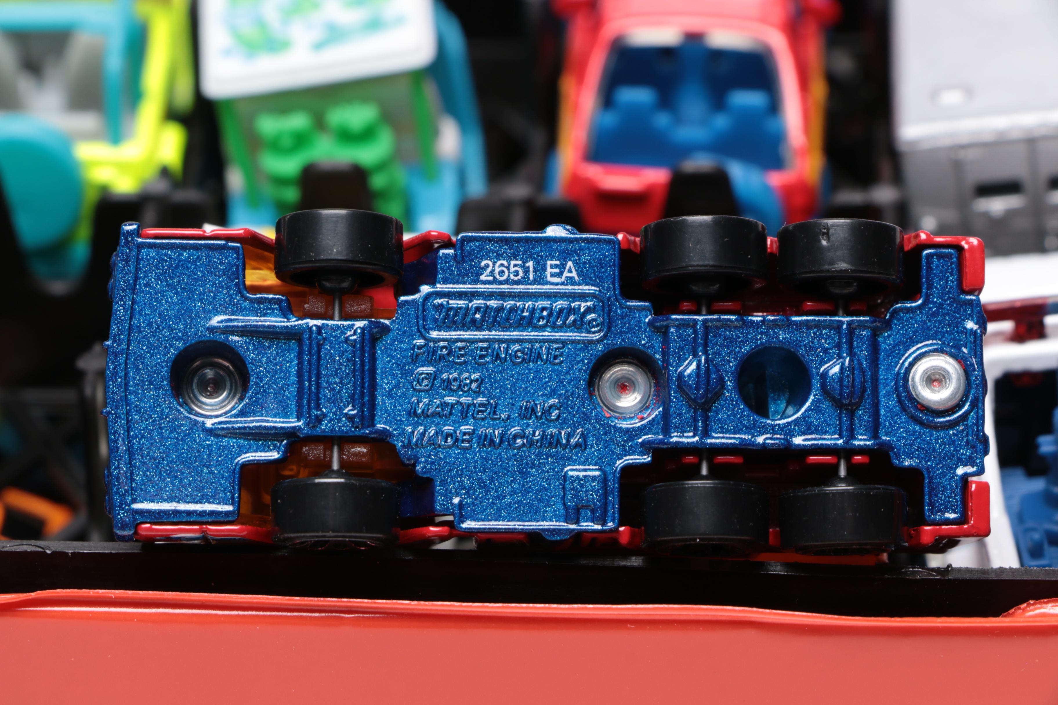 Matchbox Across America 50th Birthday Series License Plate and Car, Contemporary