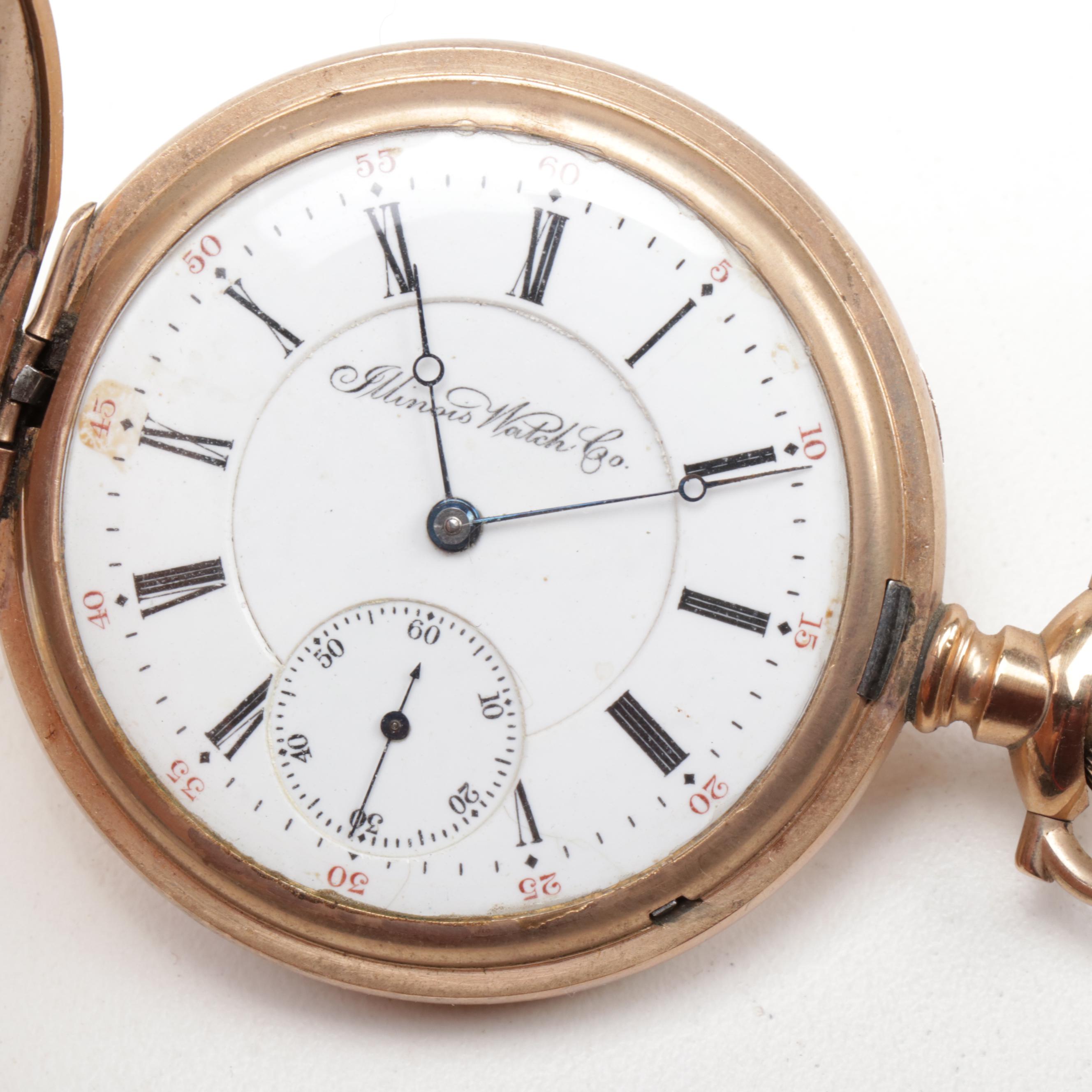 Illinois Watch Co. Gold Filled Pocketwatch, 1902