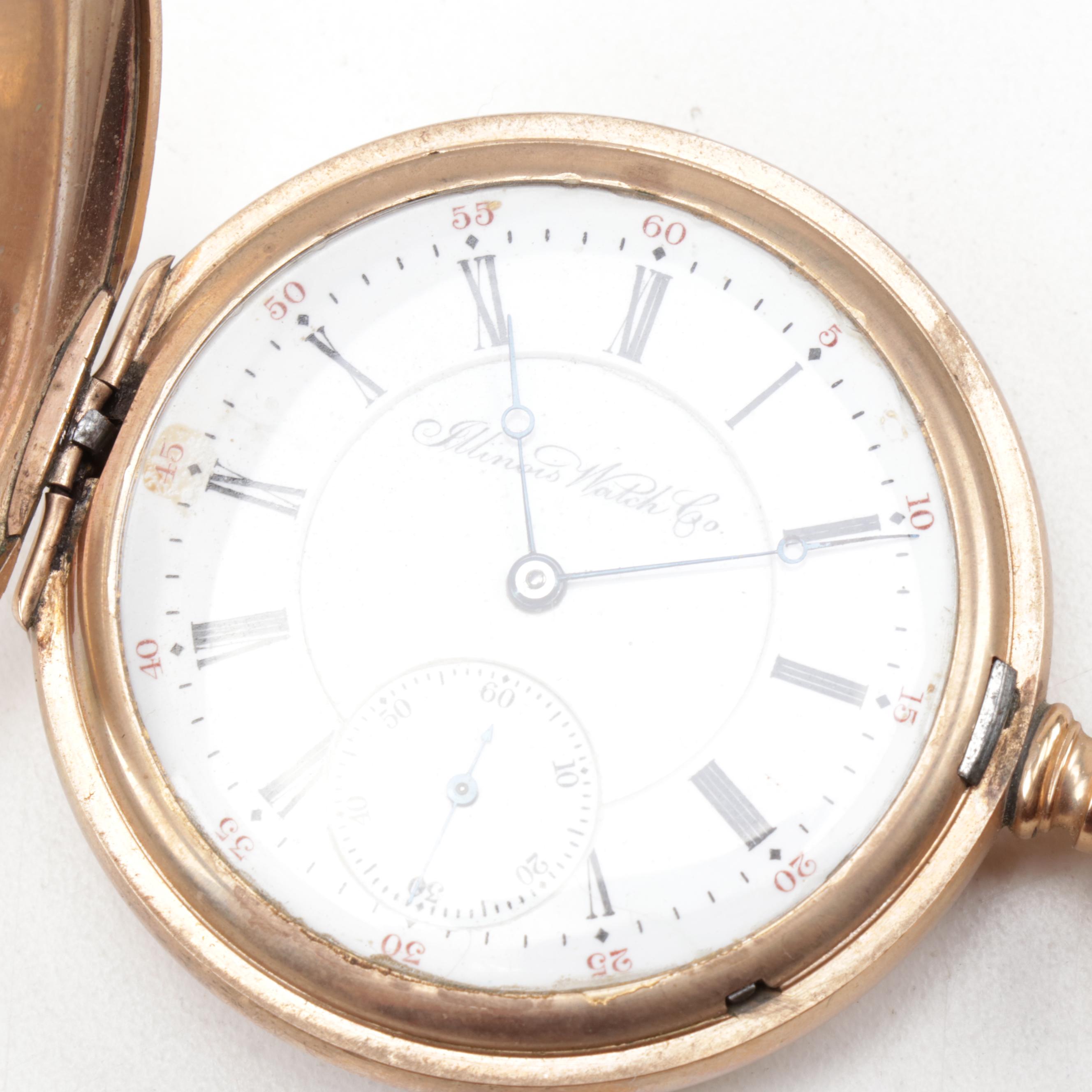Illinois Watch Co. Gold Filled Pocketwatch, 1902