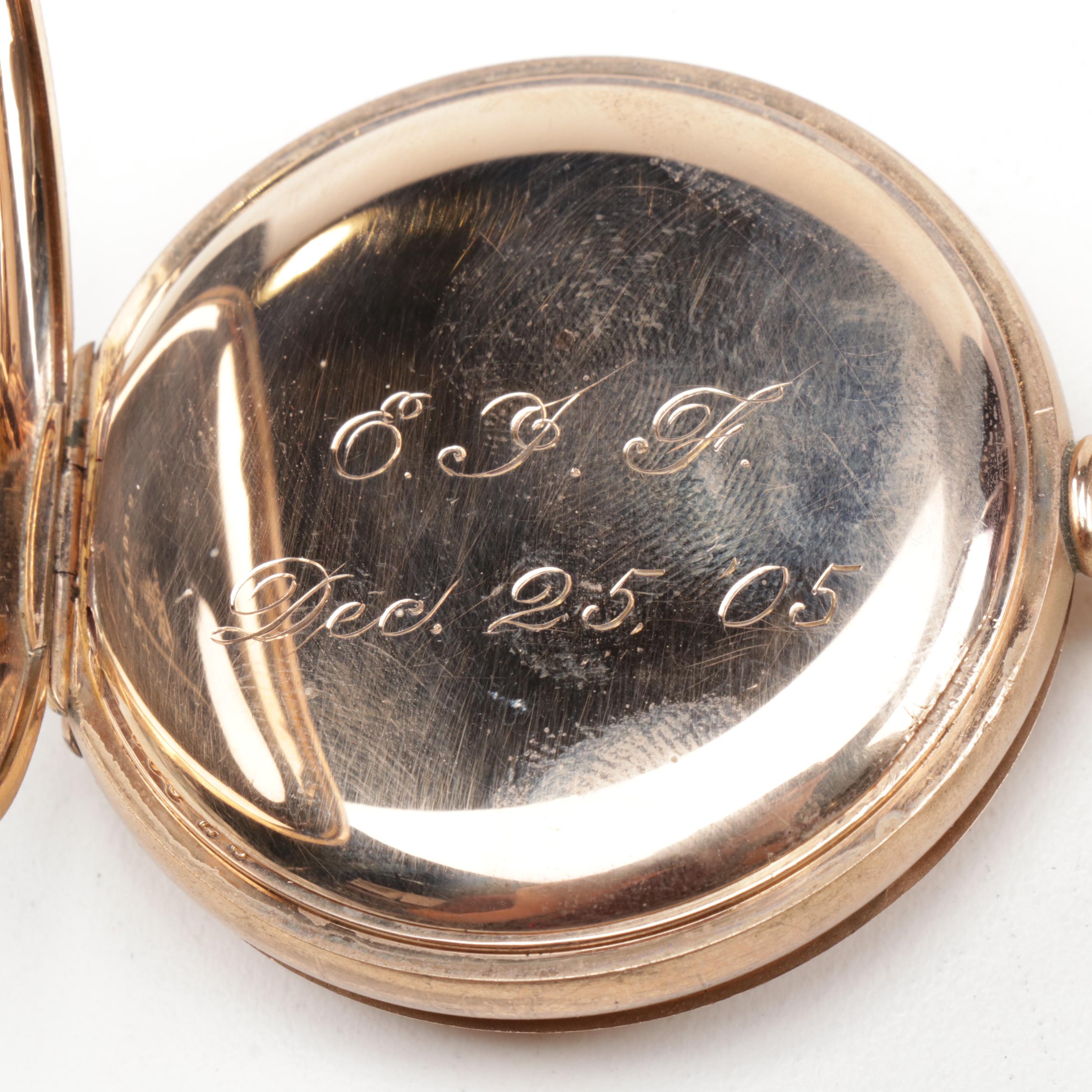 Illinois Watch Co. Gold Filled Pocketwatch, 1902