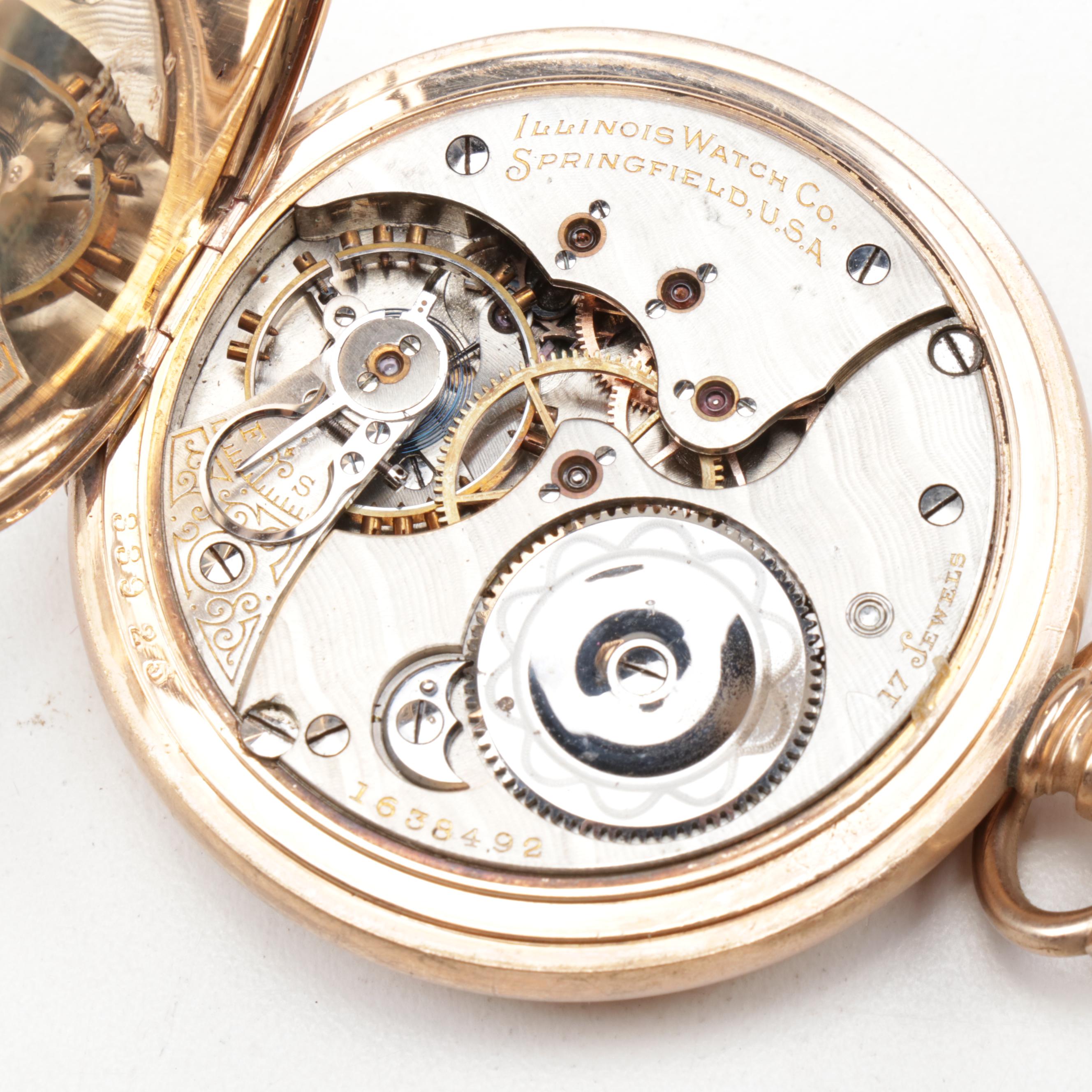 Illinois Watch Co. Gold Filled Pocketwatch, 1902
