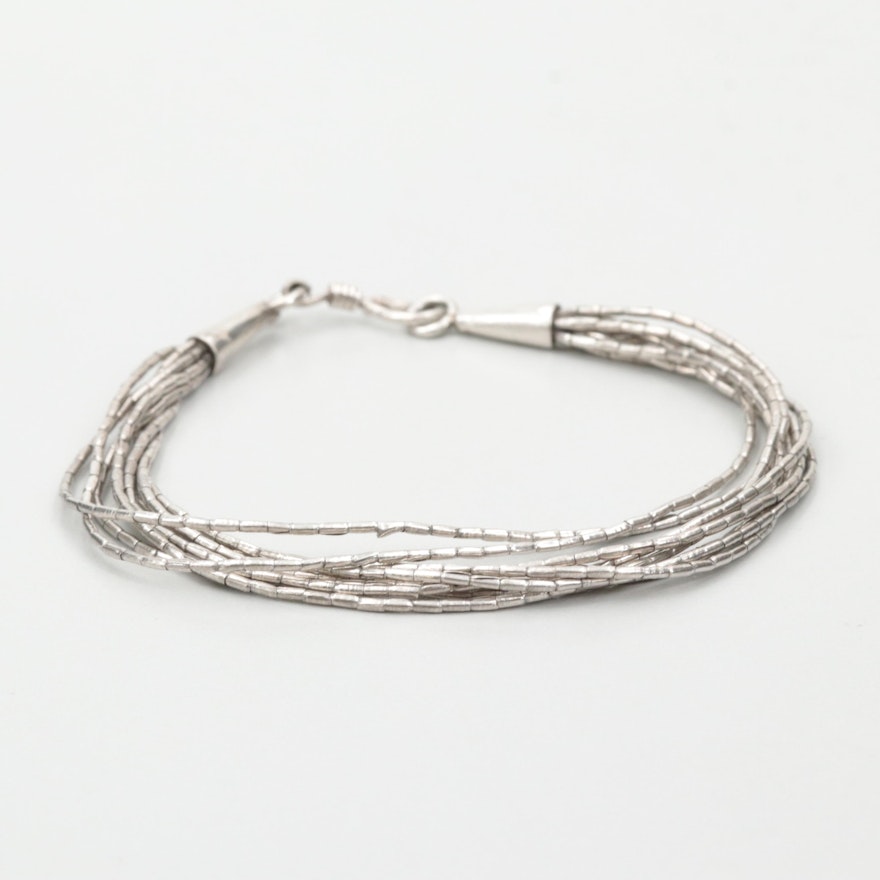 Sterling Silver Multi-Strand Bracelet