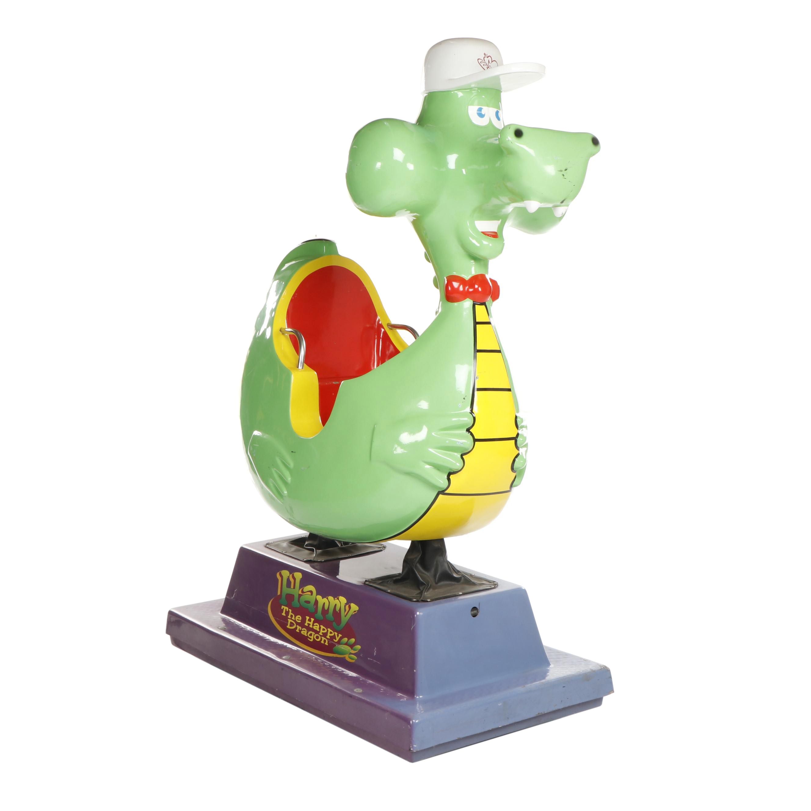 "Harry the Happy Dragon" Coin Operated Singing Kiddie Ride, Circa 1995