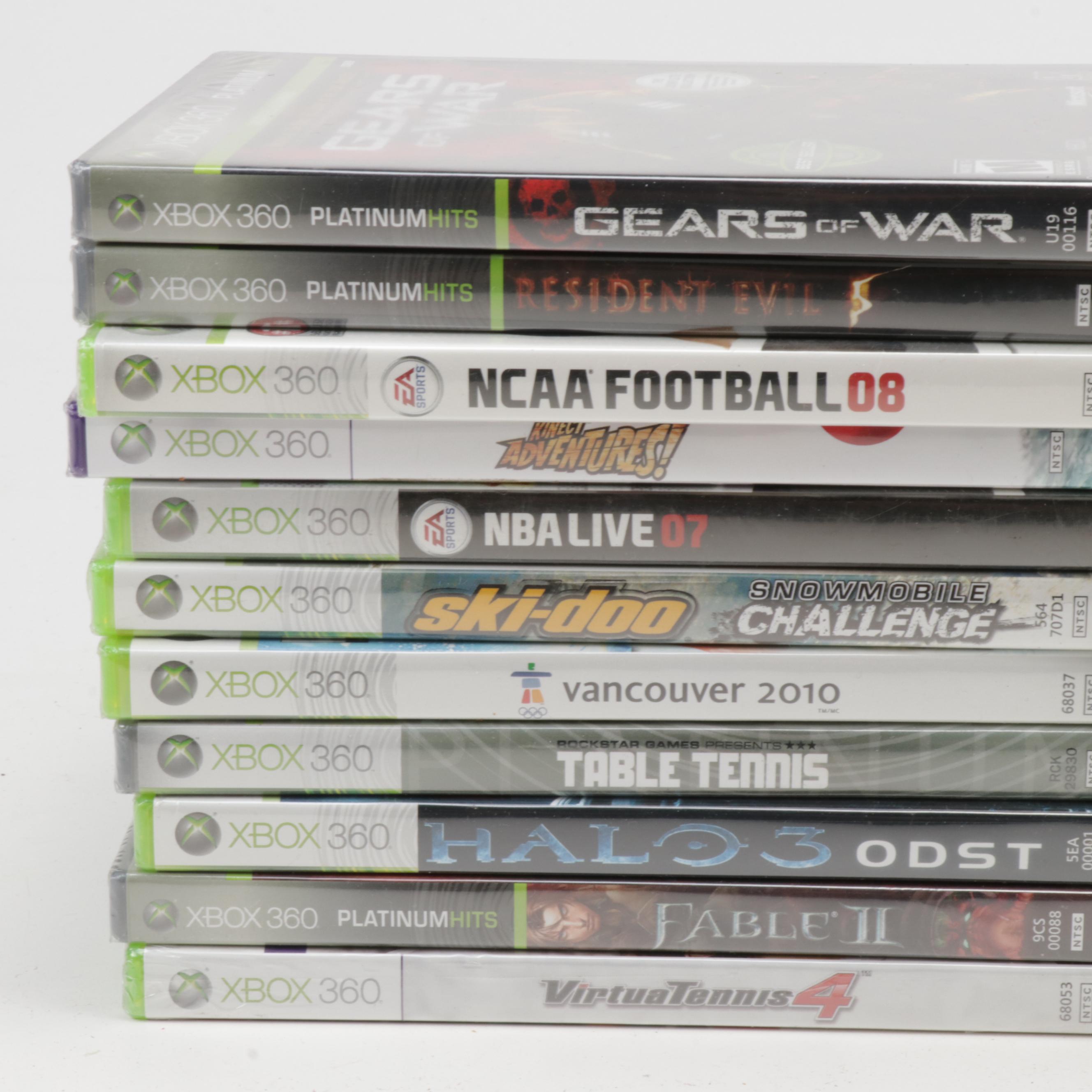 Unopened XBOX 360 Video Games