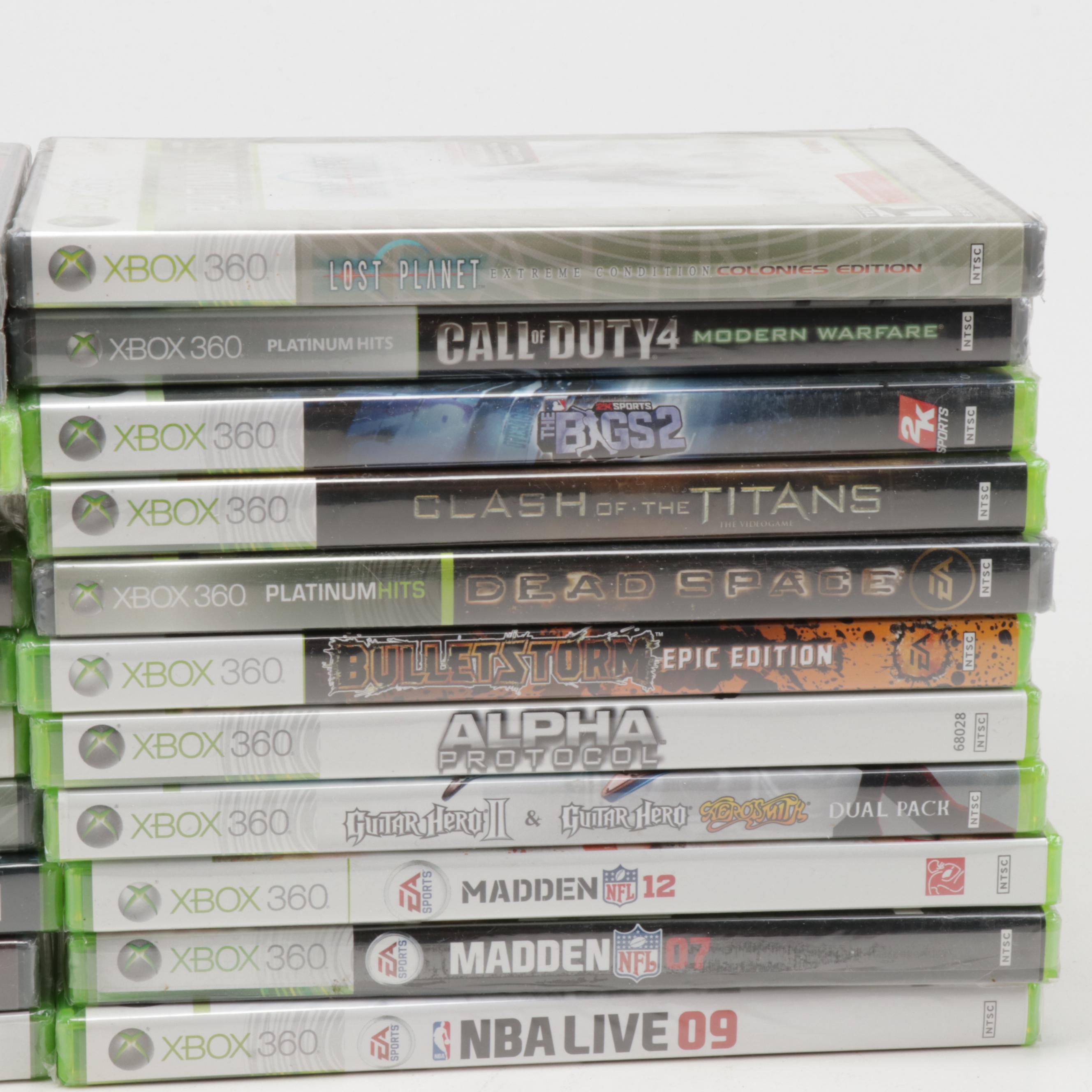 Unopened XBOX 360 Video Games