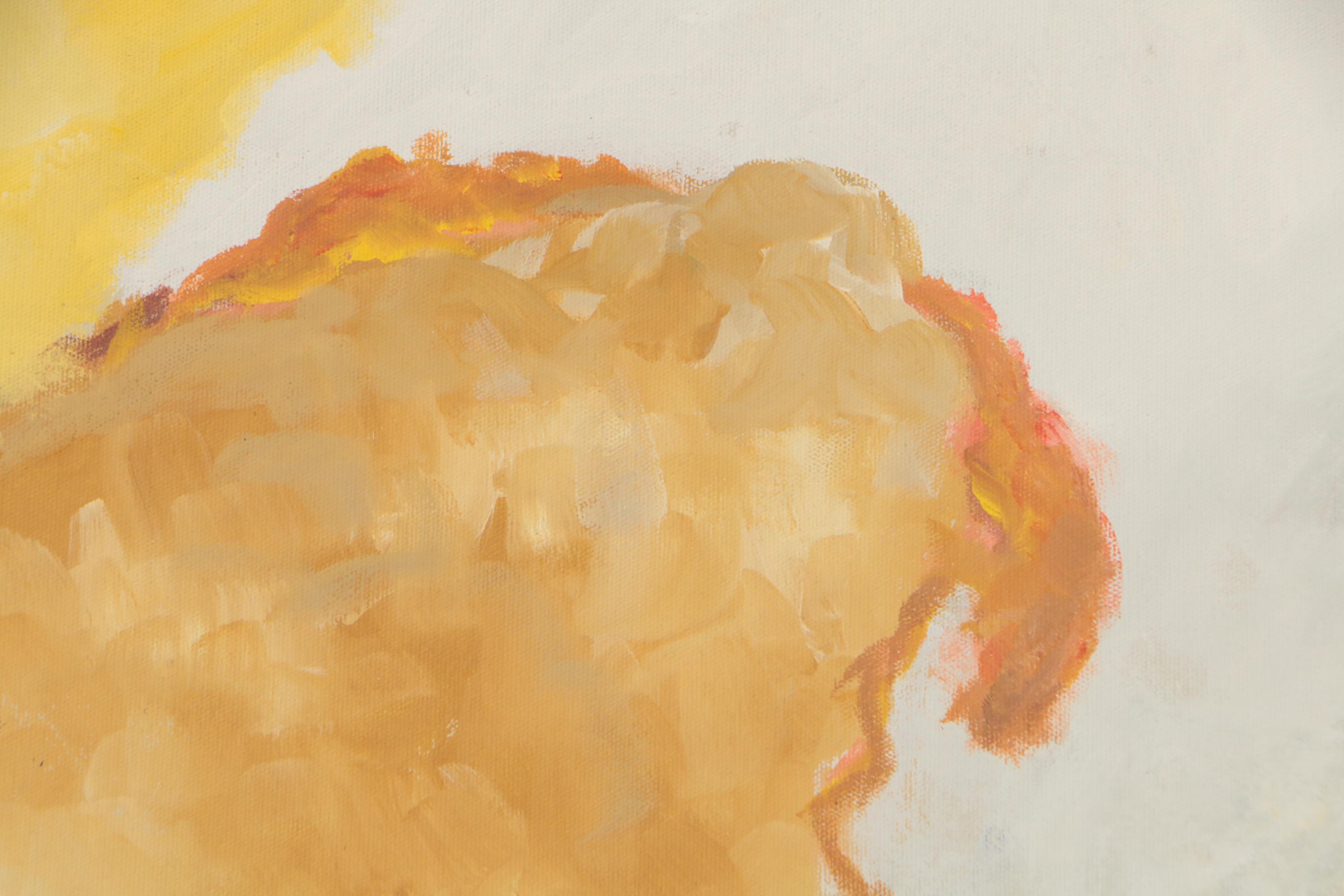 P. Girard Abstract Oil Painting "Phenomenon"