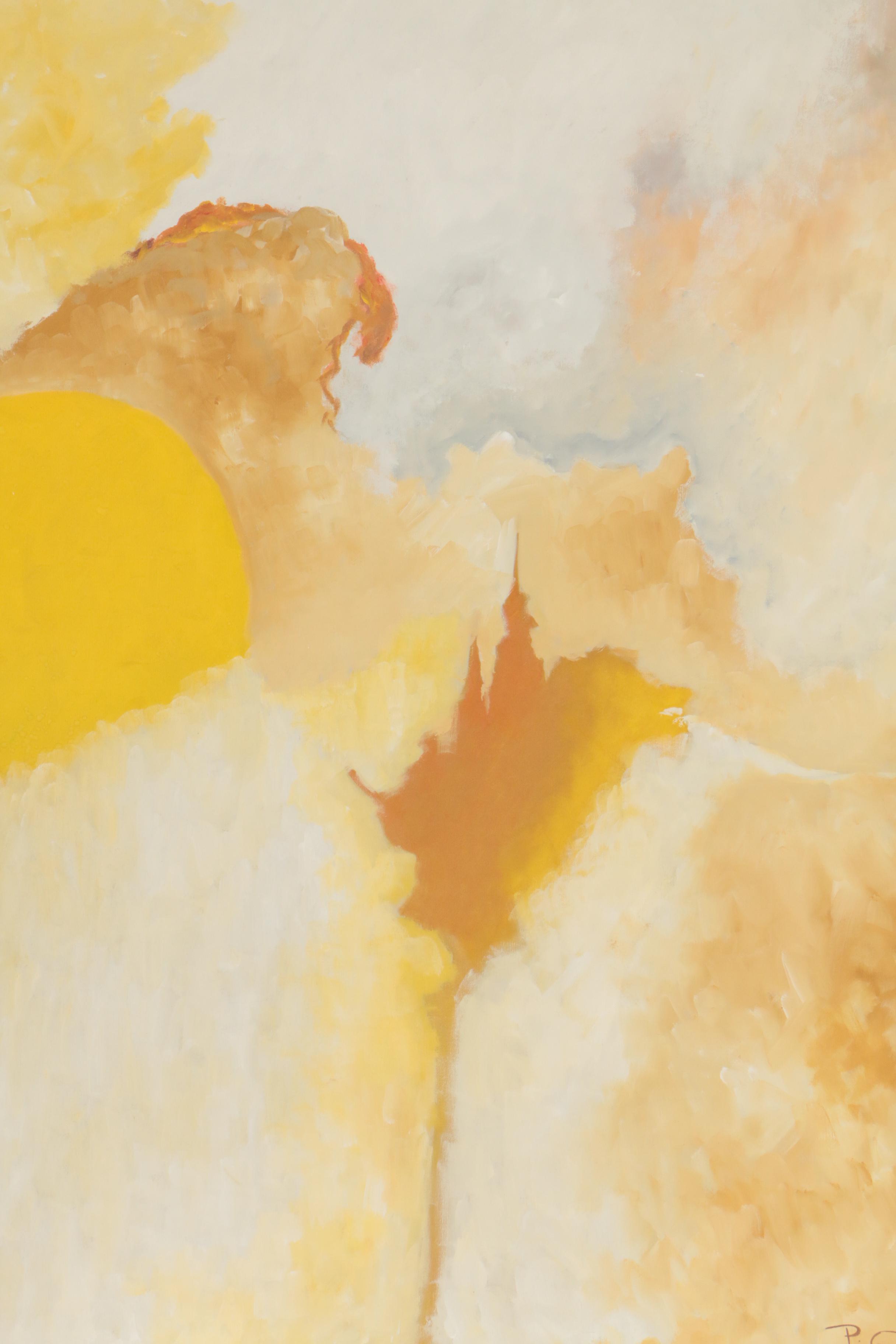 P. Girard Abstract Oil Painting "Phenomenon"