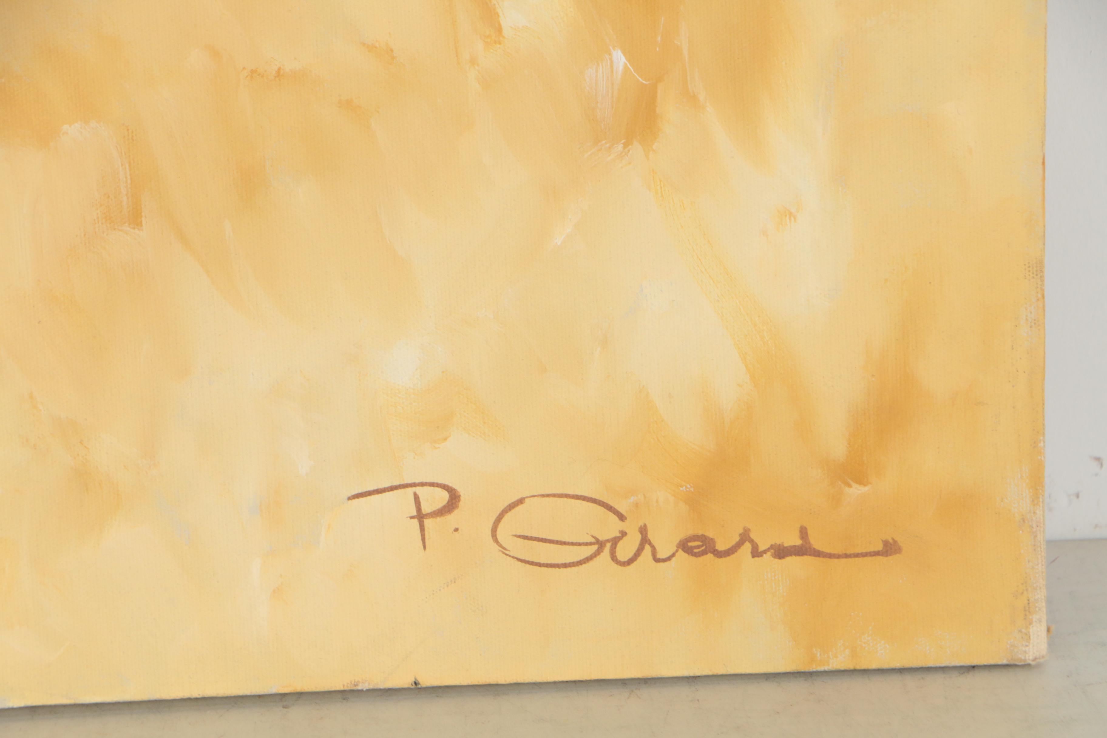 P. Girard Abstract Oil Painting "Phenomenon"