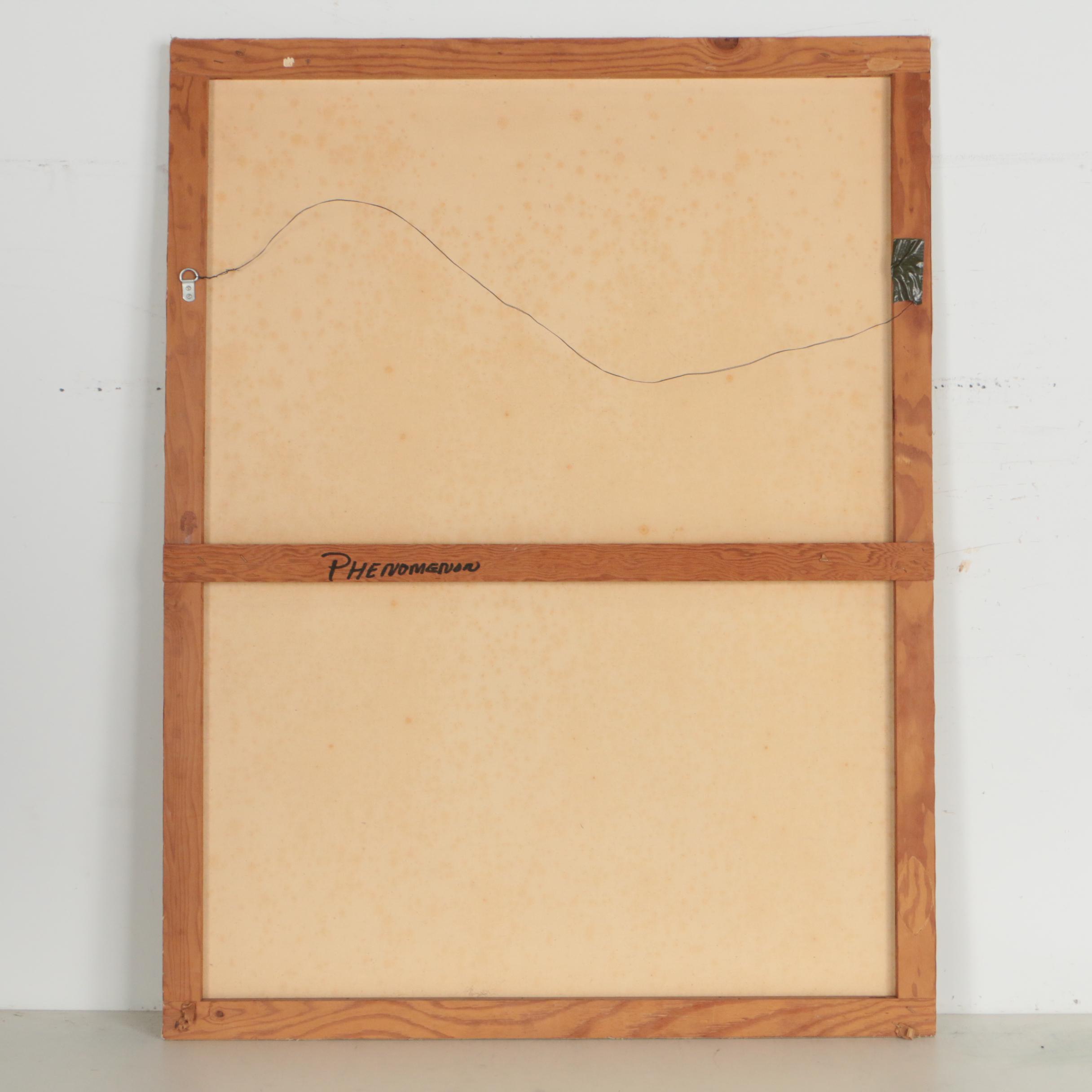 P. Girard Abstract Oil Painting "Phenomenon"