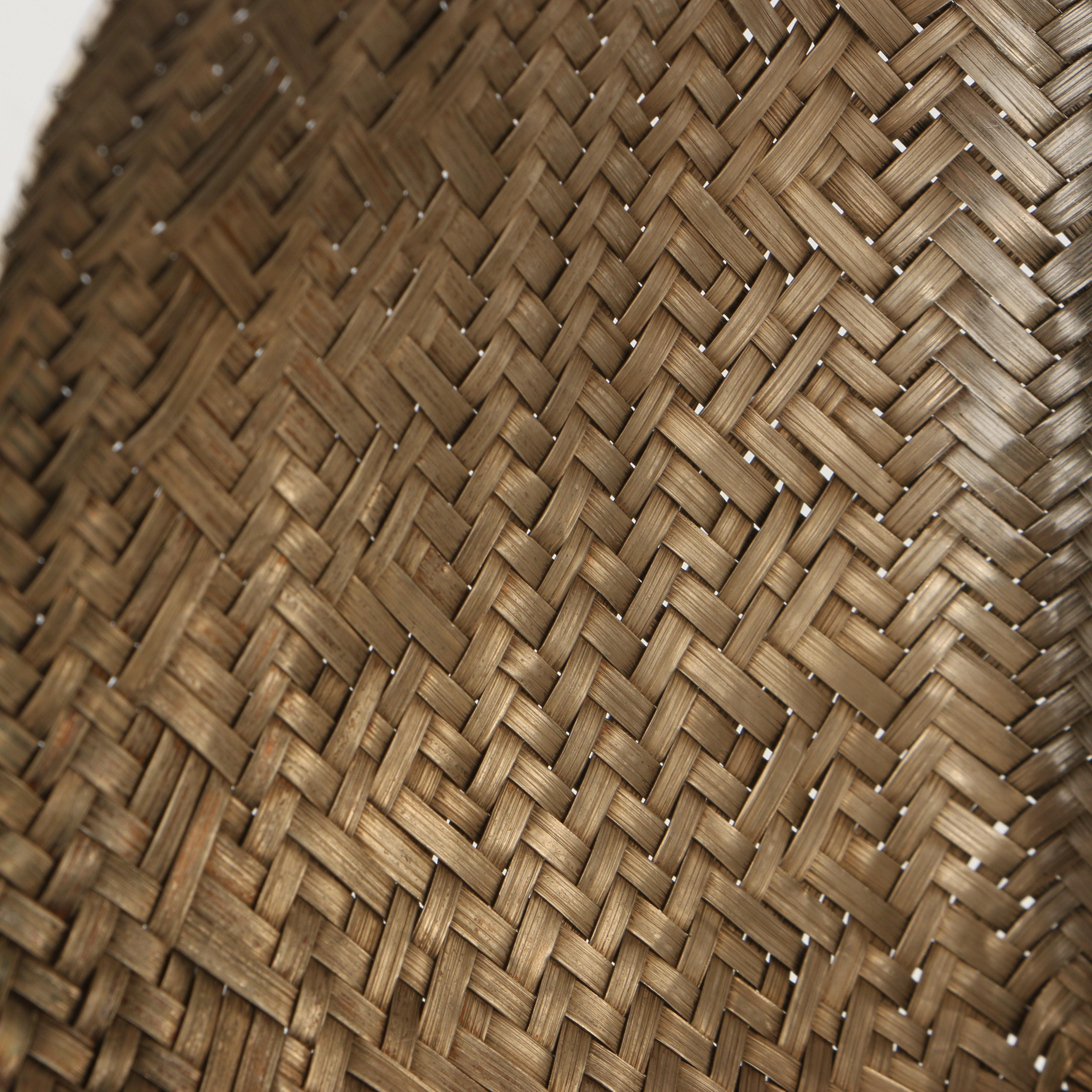 Tane Mexican Woven Sterling Silver Basket, Mid-Century