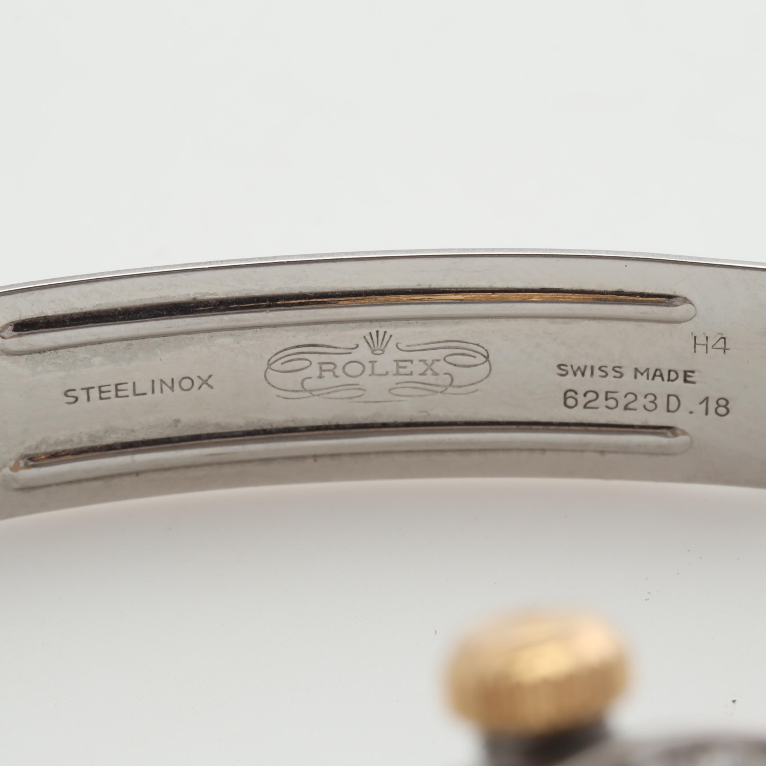 Rolex Oyster Perpetual Date Stainless Steel Automatic Diamond Watch, 1 CTW