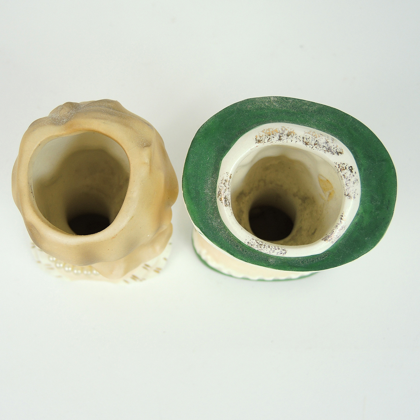 Inarco and National Potteries Mid Century Lady Head Vases