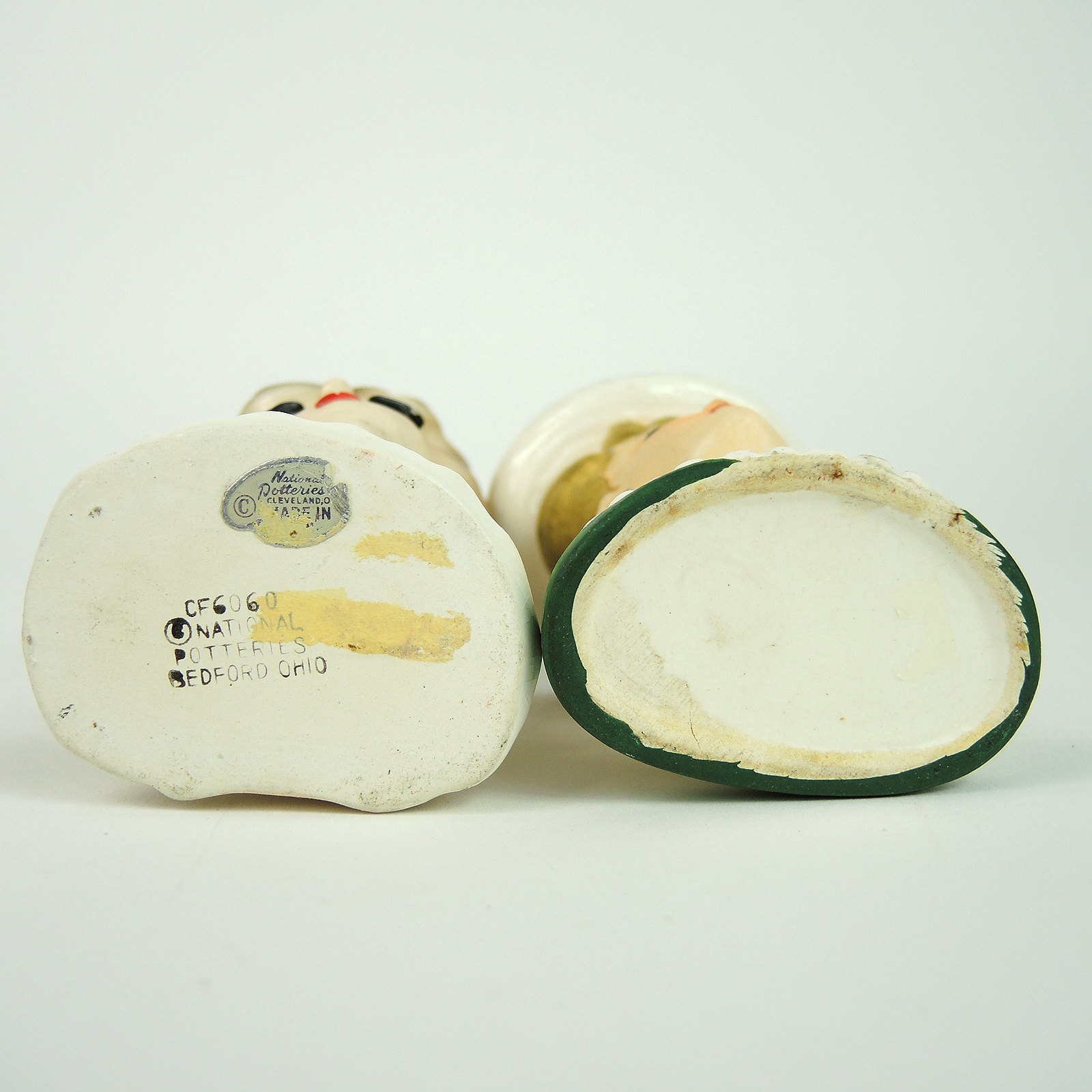 Inarco and National Potteries Mid Century Lady Head Vases