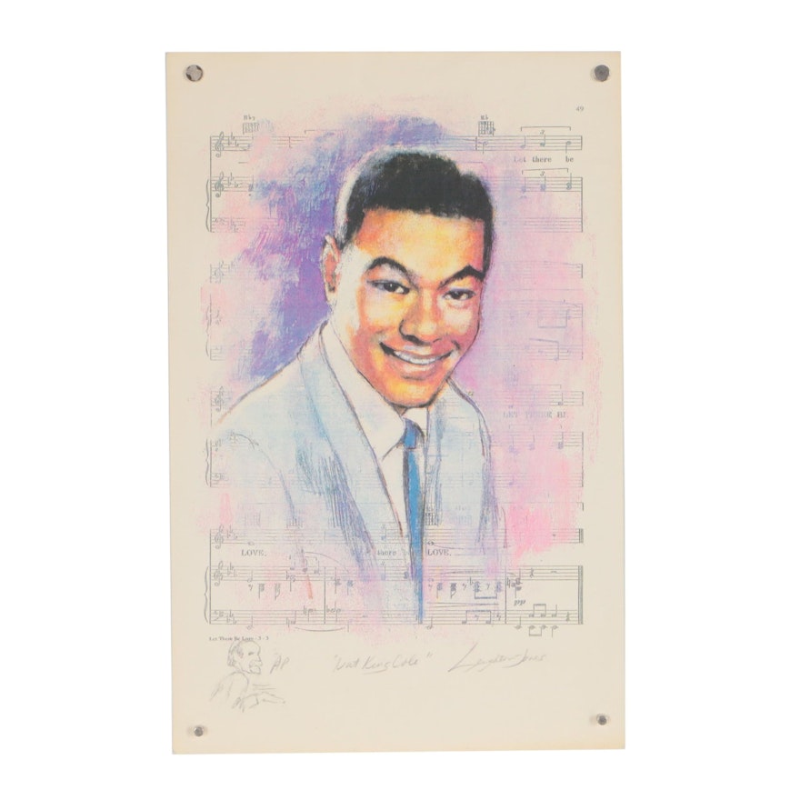 Barry Leighton-Jones Giclée "Nat King Cole"