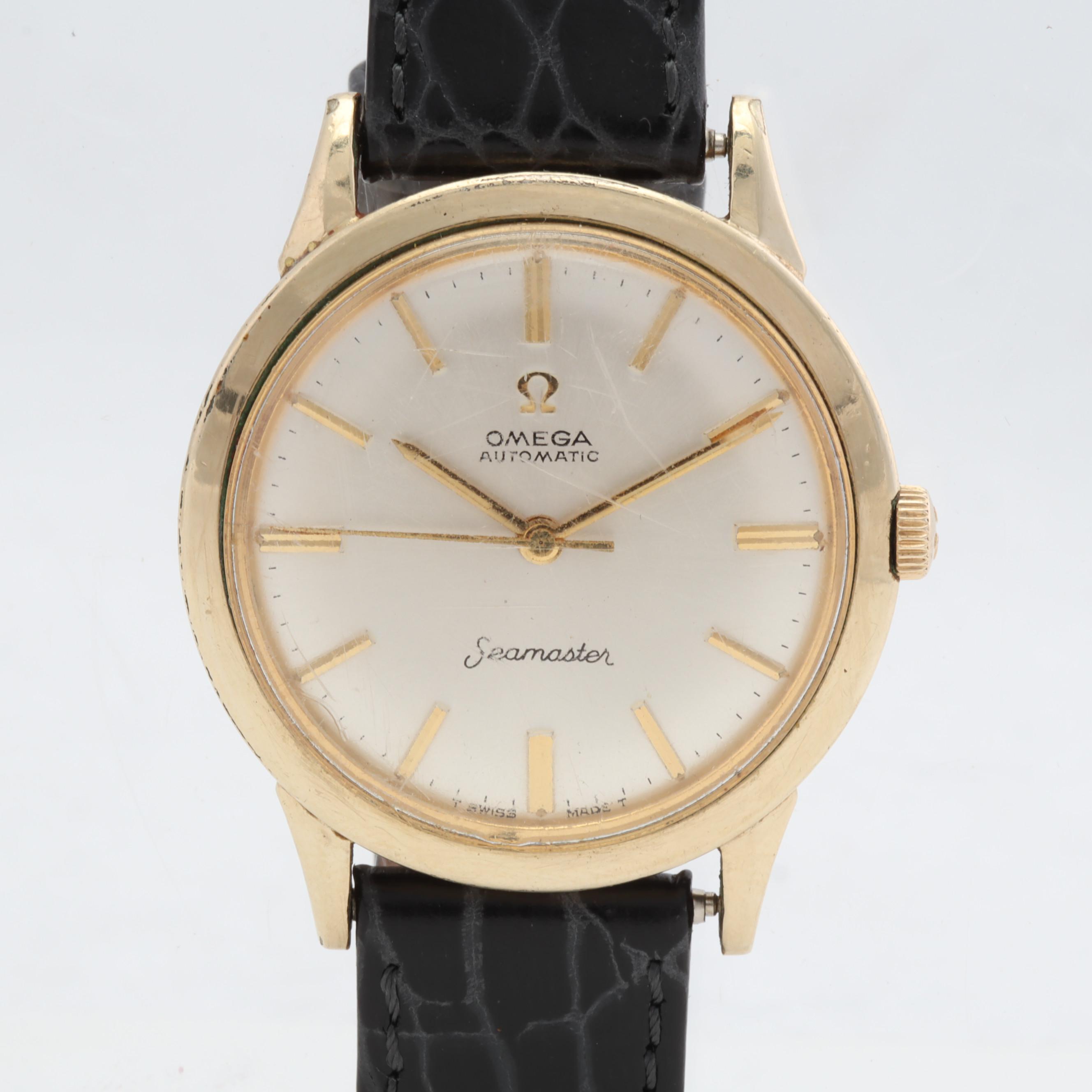 Vintage Omega Seamaster 14K Gold Filled Automatic Watch