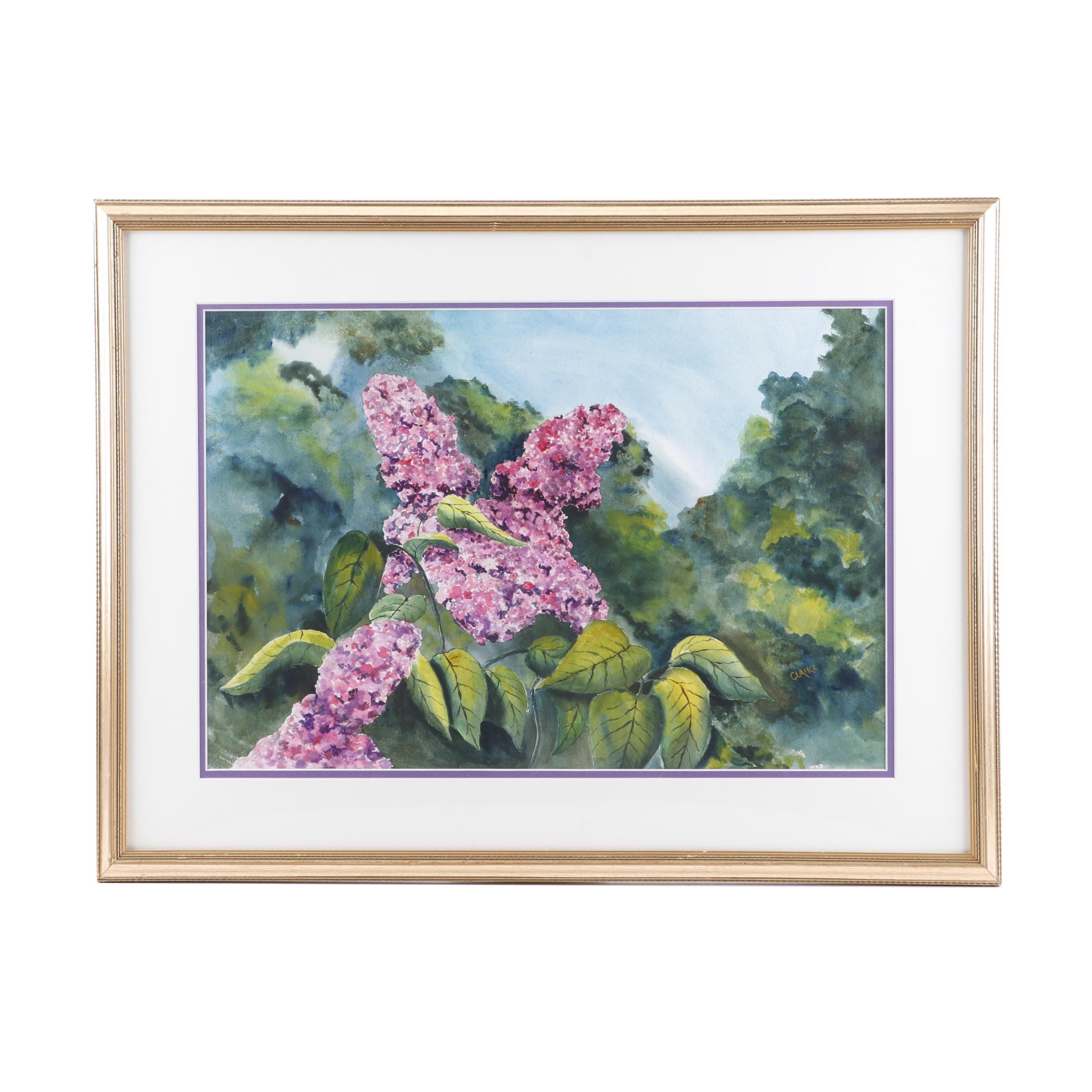 Claire Watercolor Painting