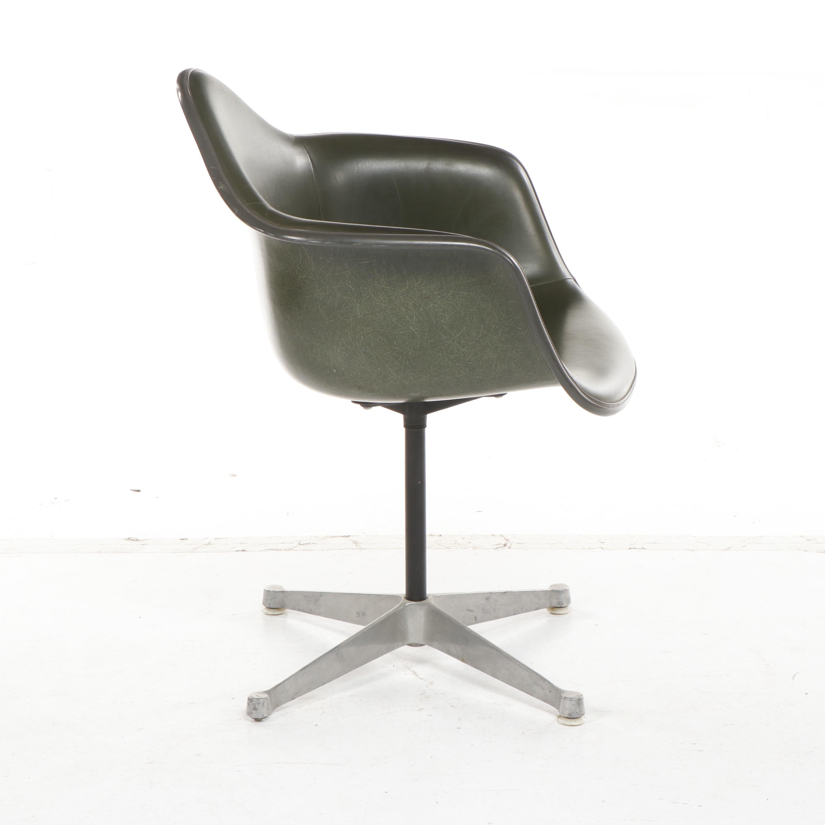 Charles and Ray Eames for Herman Miller Upholstered Fiberglass Chair