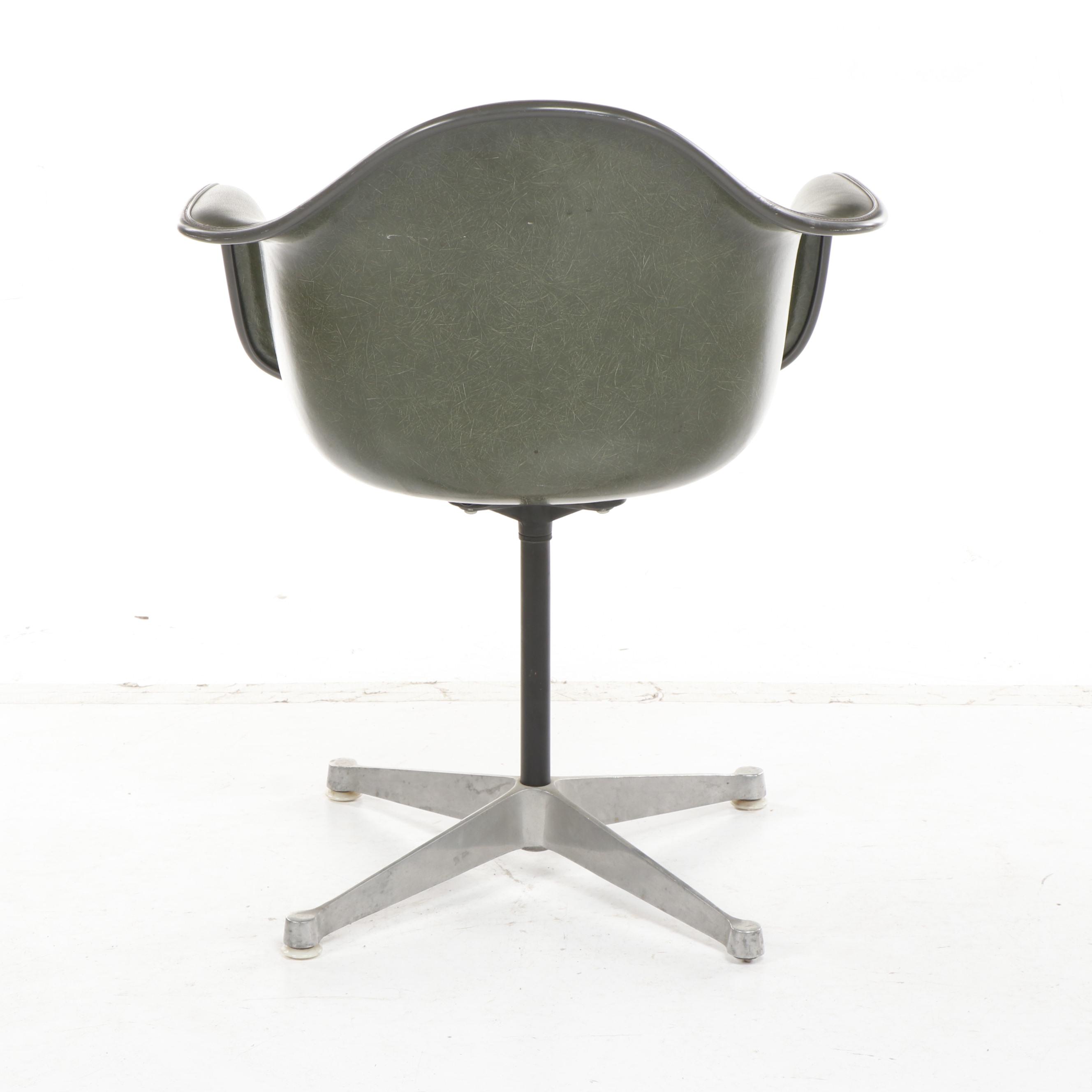 Charles and Ray Eames for Herman Miller Upholstered Fiberglass Chair