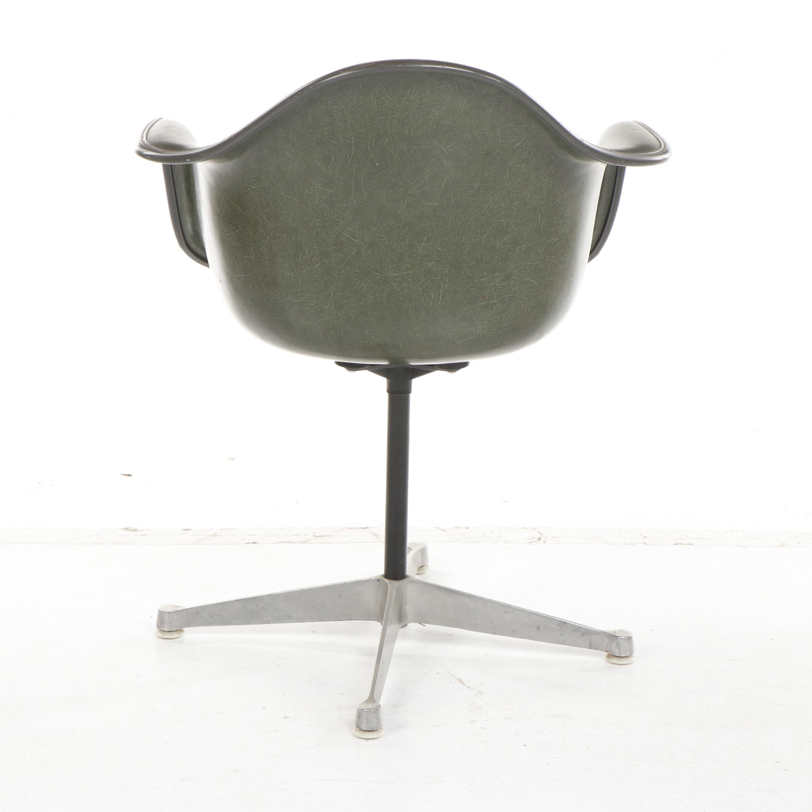 Charles and Ray Eames for Herman Miller Upholstered Fiberglass Chair