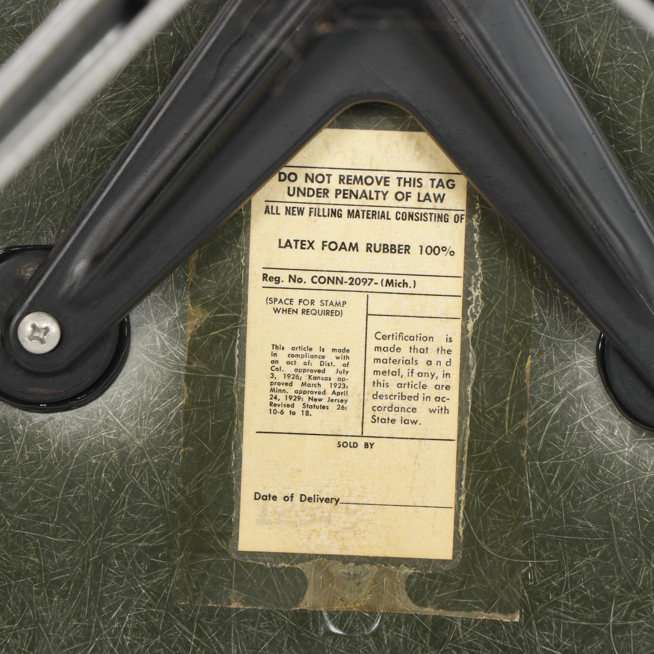 Charles and Ray Eames for Herman Miller Upholstered Fiberglass Chair