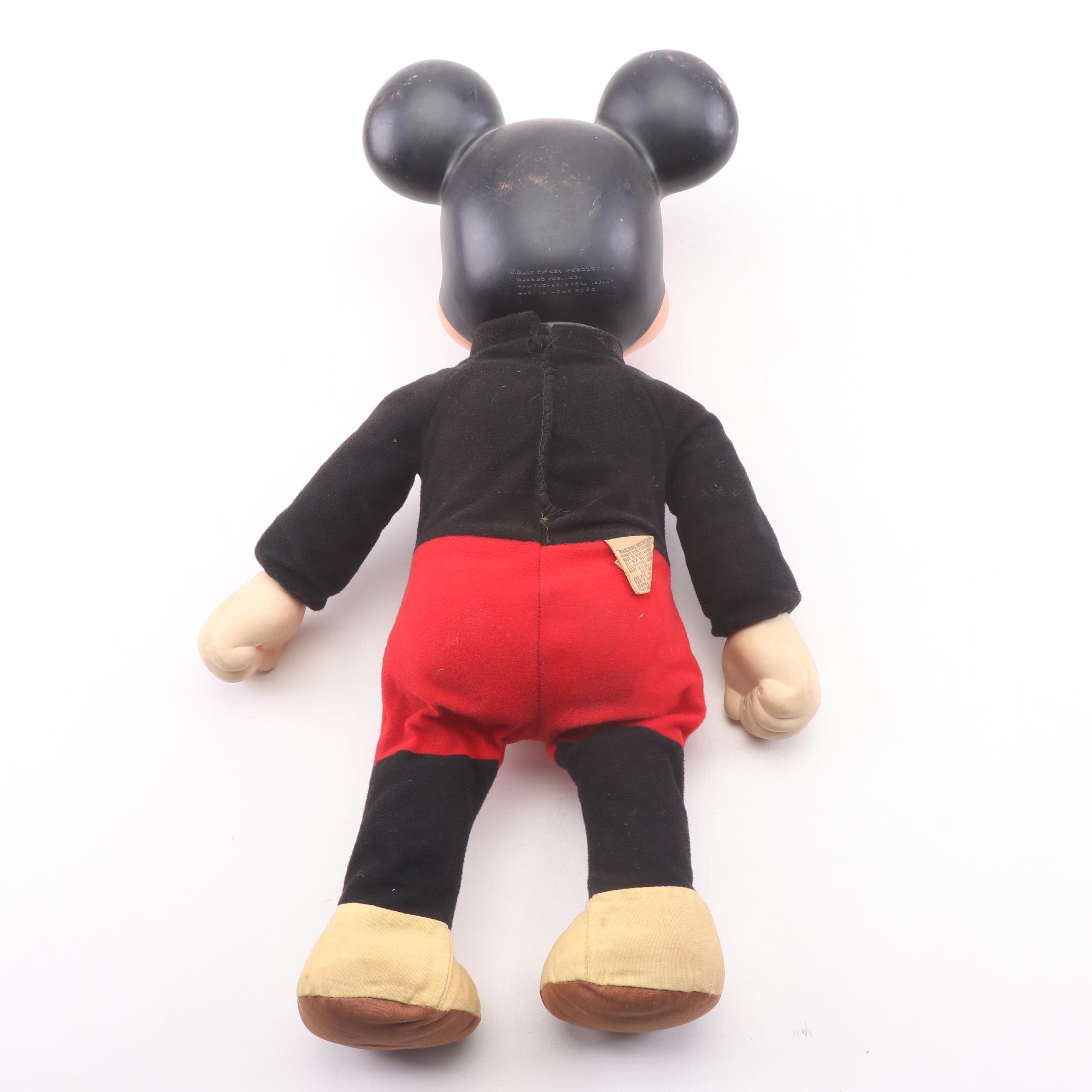 "Marching Mickey Mouse" and Bellhop Monkey Plush Dolls
