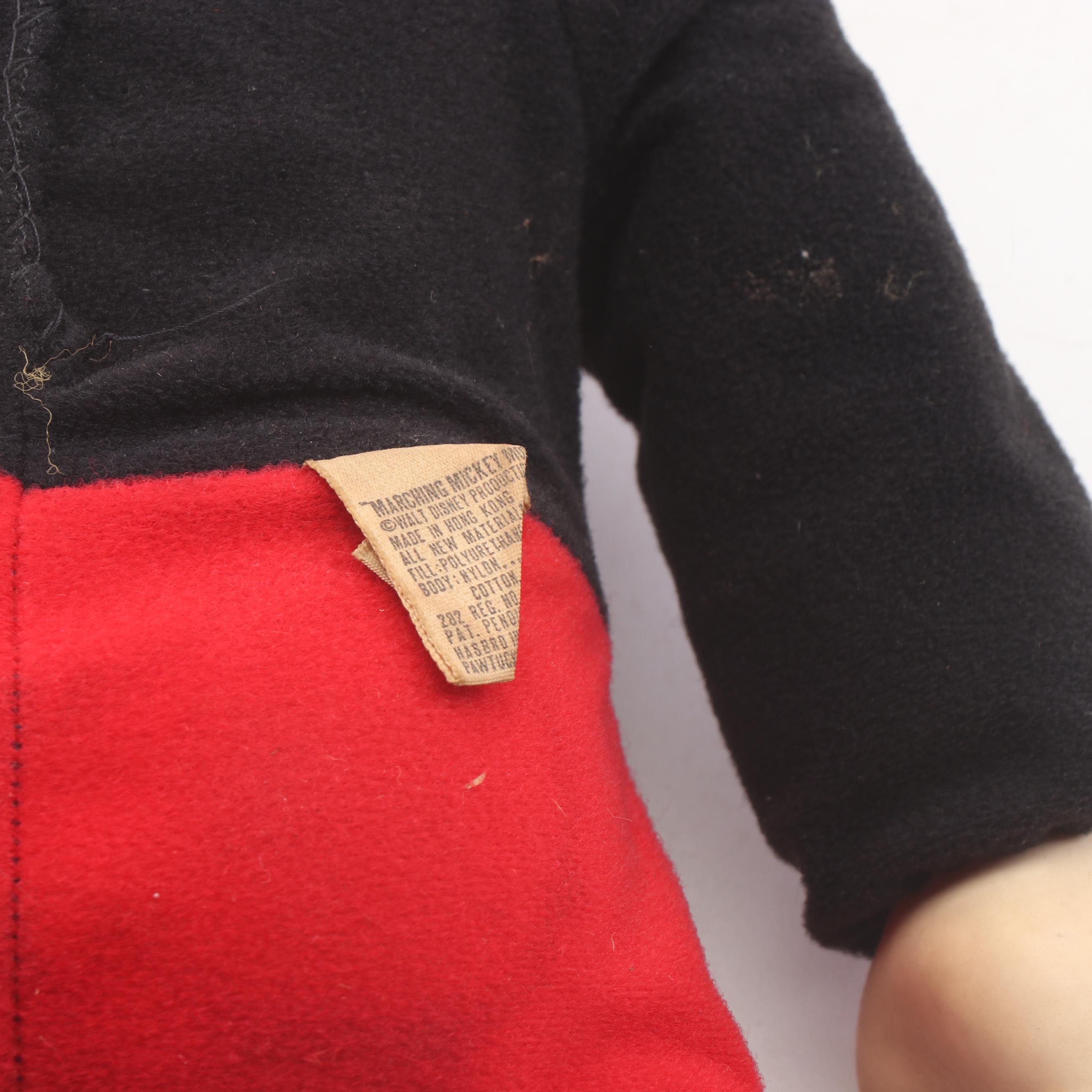 "Marching Mickey Mouse" and Bellhop Monkey Plush Dolls